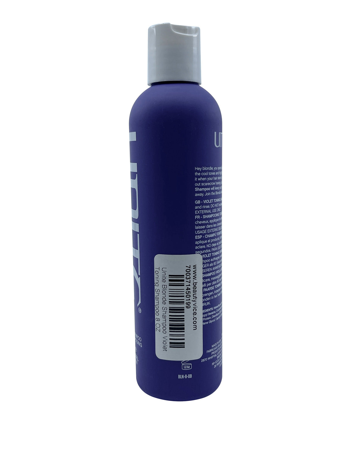 Unite Blonde Shampoo Violet Toning Shampoo 8 OZ