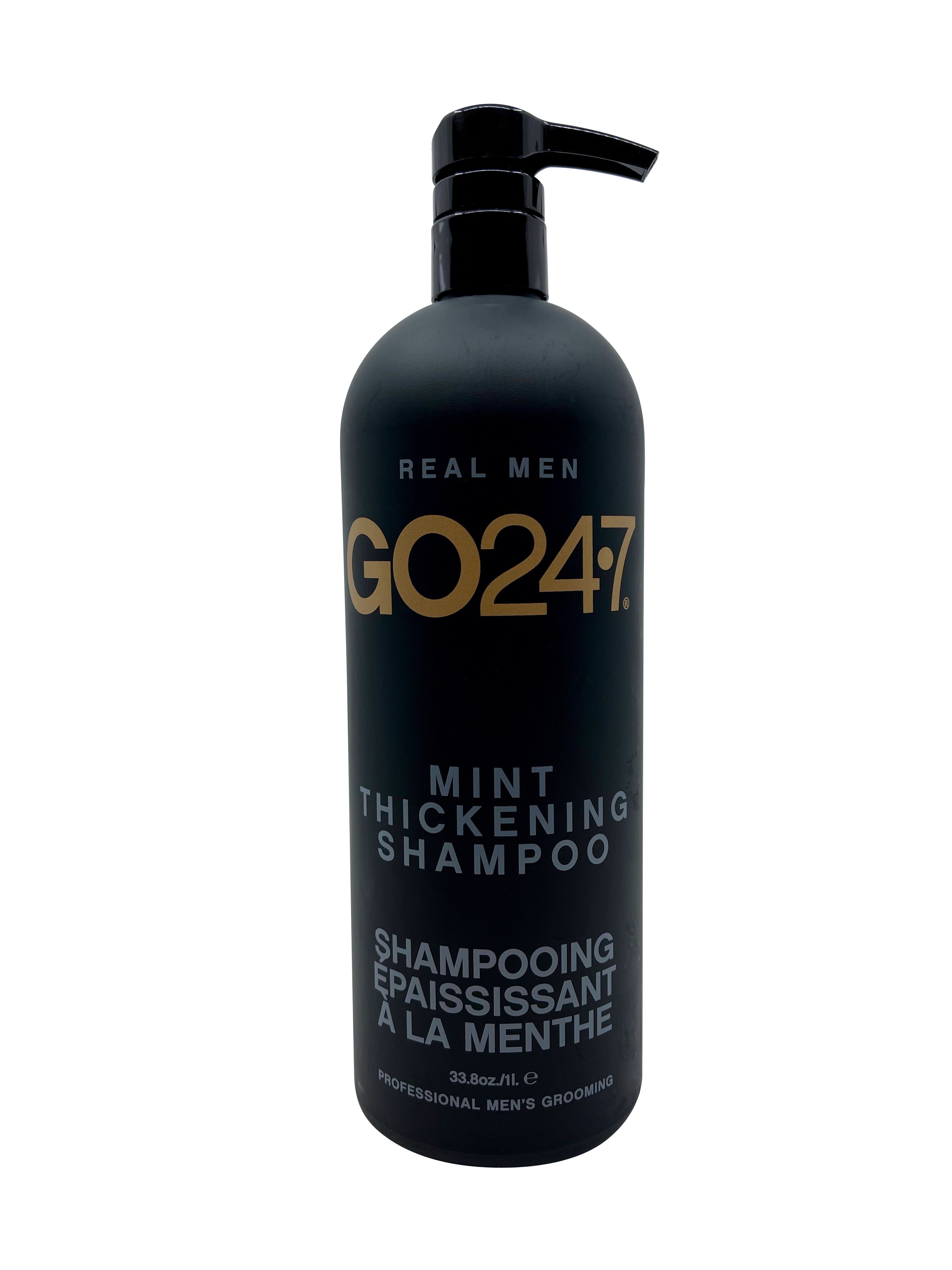 GO247 Real Men Mint Thickening Shampoo 33.8 OZ