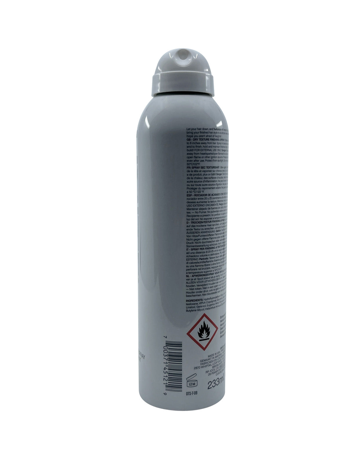 Unite Texturiza Spray Dry Finishing Texture Hairspray 7 OZ