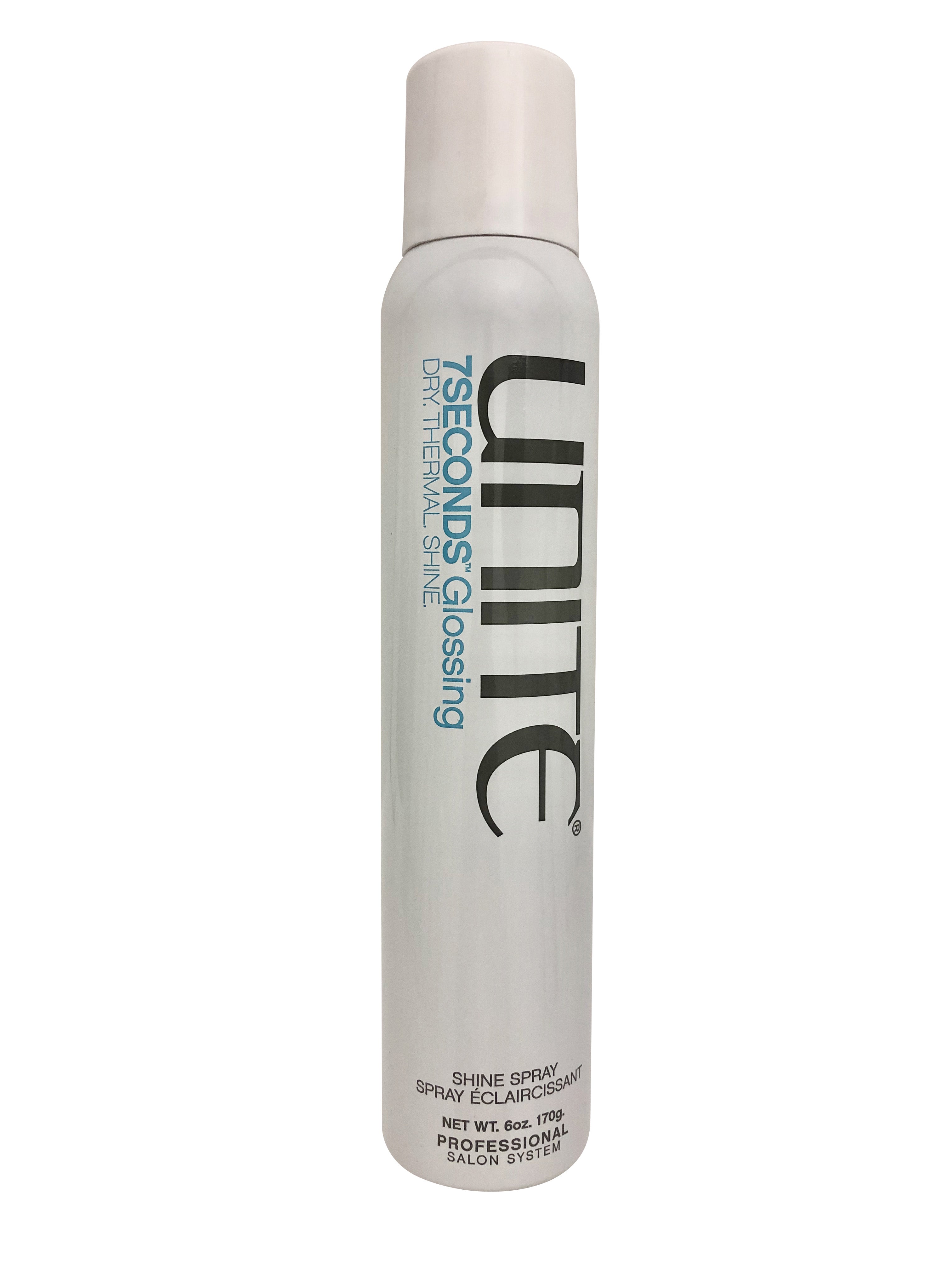 Unite 7 Seconds Glossing Dry Thermal Shine Spray 6 OZ