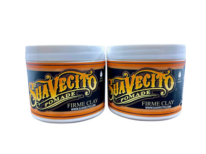 Suavecito Pomade Firme Clay 4 OZ Set of 2