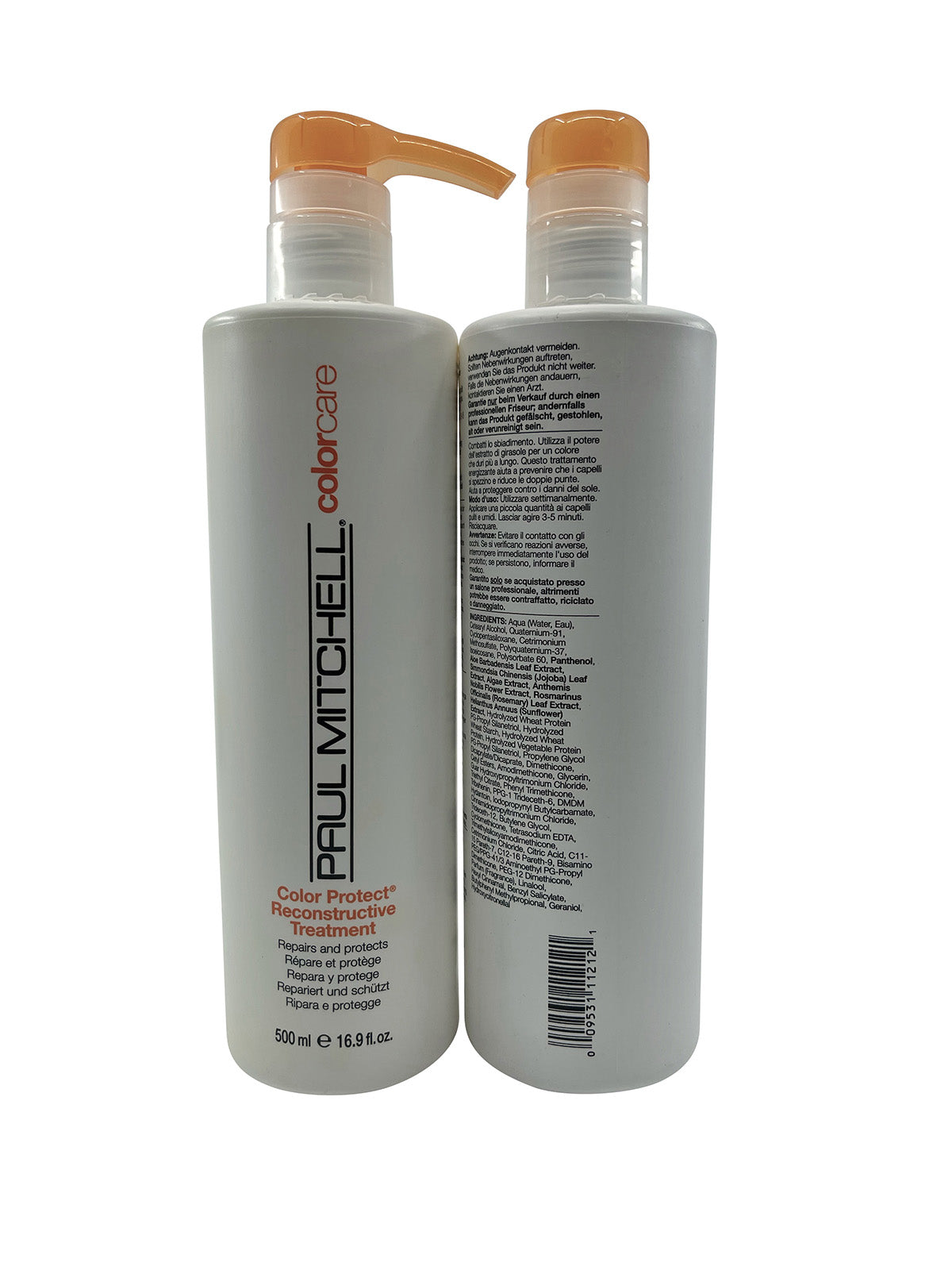 Paul Mitchell Color Protect Reconstructive Treatment 16.9 OZ Set of 2