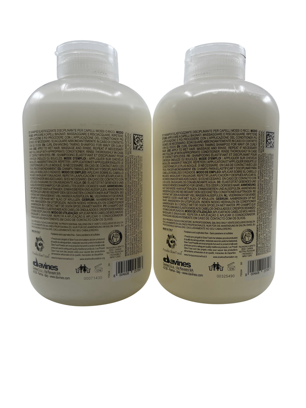 Davines Love Curl Shampoo Almond Extract 8.45 OZ Set of 2