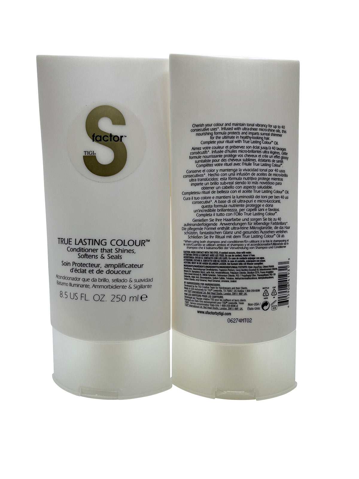 TIGI S Factor True Lasting Colour Conditioner 8.5 OZ Set of 2