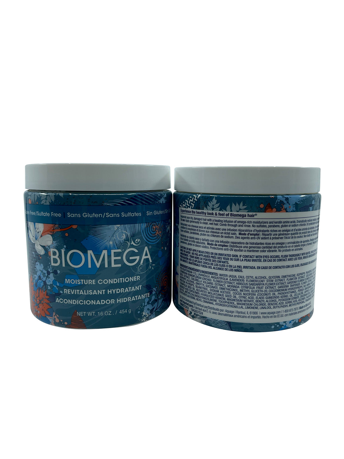 Aquage Biomega Moisture Conditioner 16 OZ Set of 2