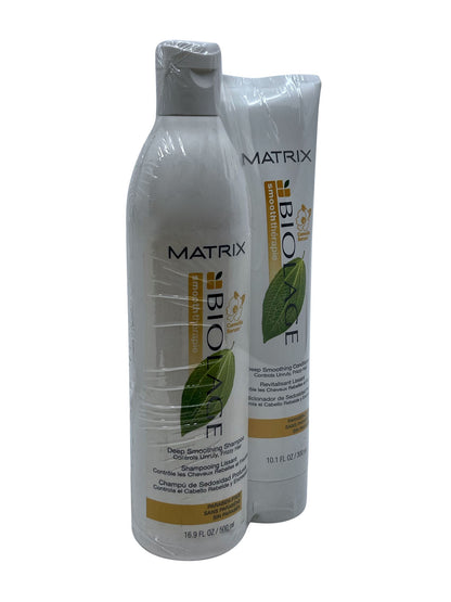 Matrix Smooth Therapie Deep Smoothing Shampoo 16.9 OZ Conditioner 10.1 OZ Duo