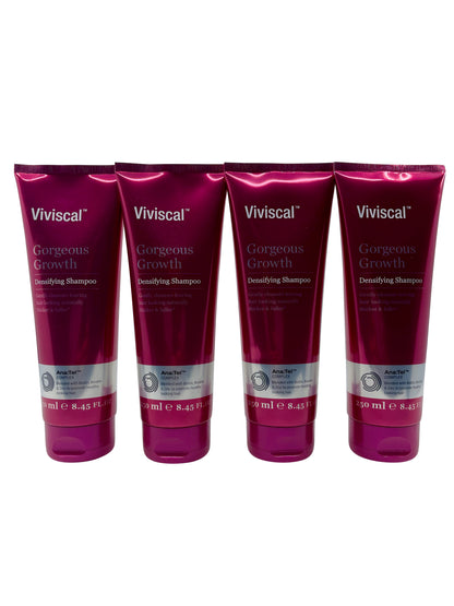 4 Pack Viviscal Gorgeous Growth Densifying Shampoo 8.45 Ounces each