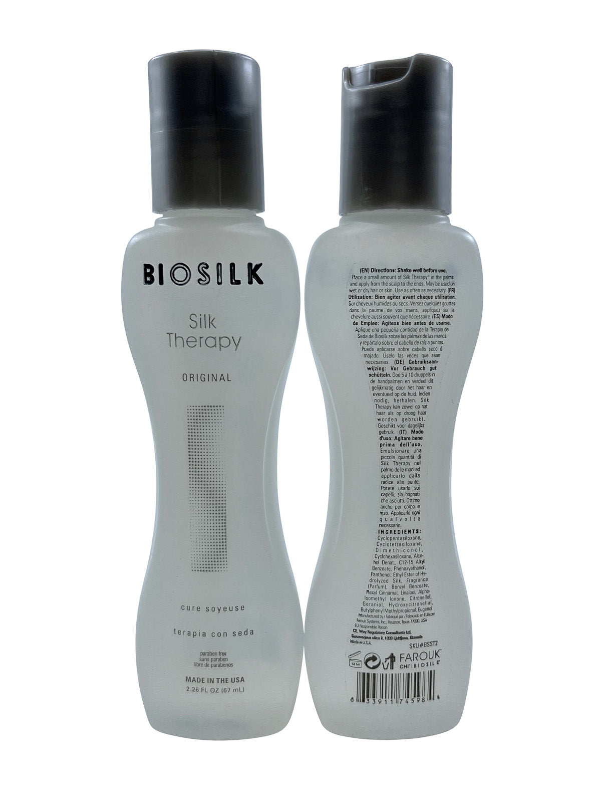 Biosilk Silk Therapy Original 2.26 OZ Set of 2