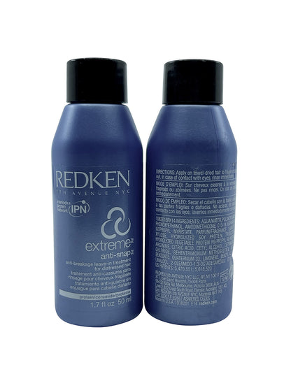 Redken Extreme Anti Snap Anti Breakage Leave in Treatment 1.7 OZ Set of 2