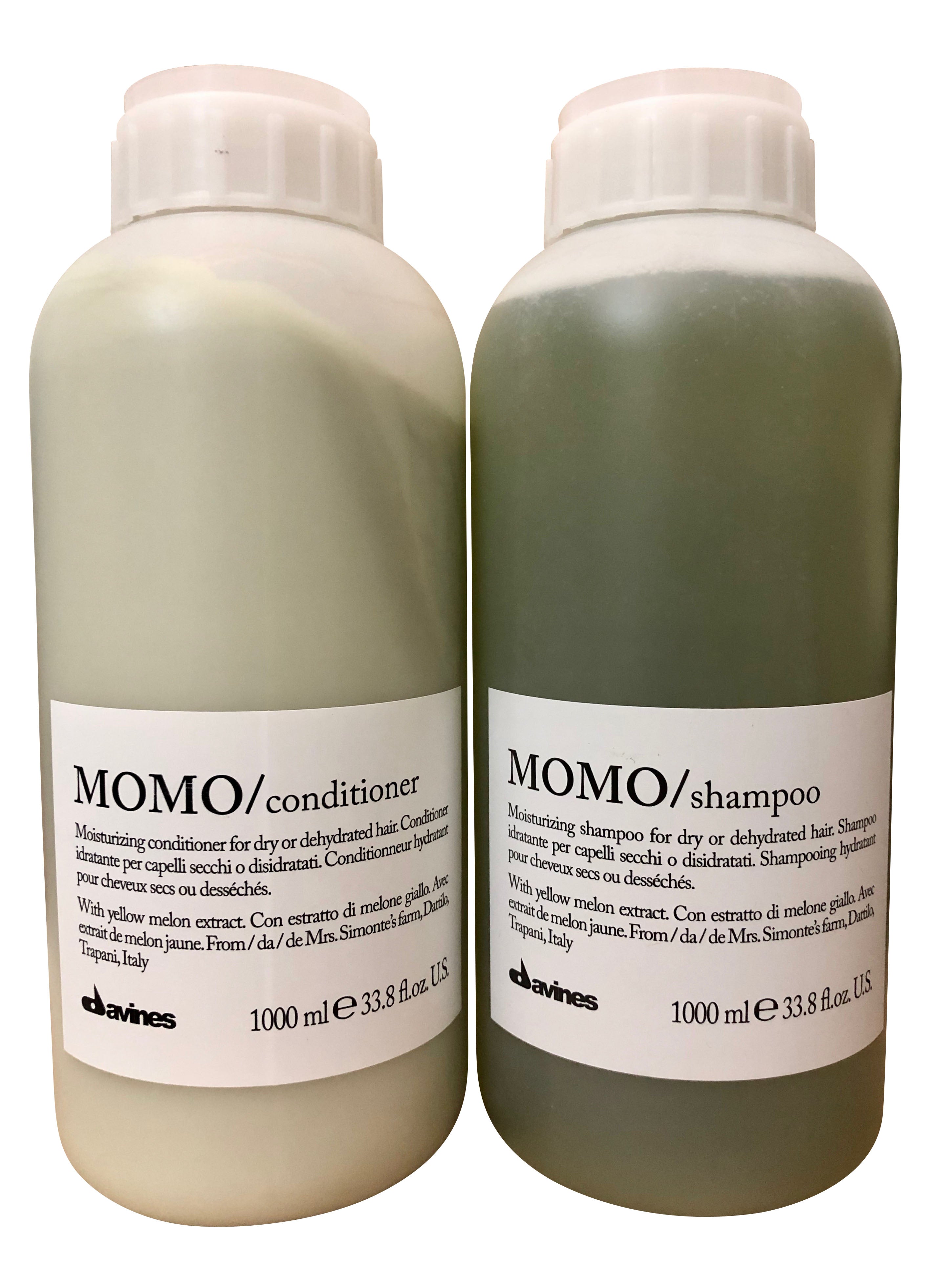 Davines Momo Moisturizing Shampoo & Conditioner Set Dry & Dehydrated 33.8 OZ