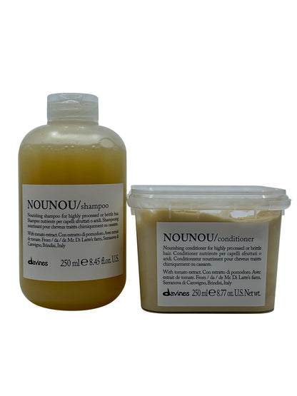 Davines NouNou Shampoo 8.45 OZ & NouNou Conditioner Tomato Extract 8.77 OZ