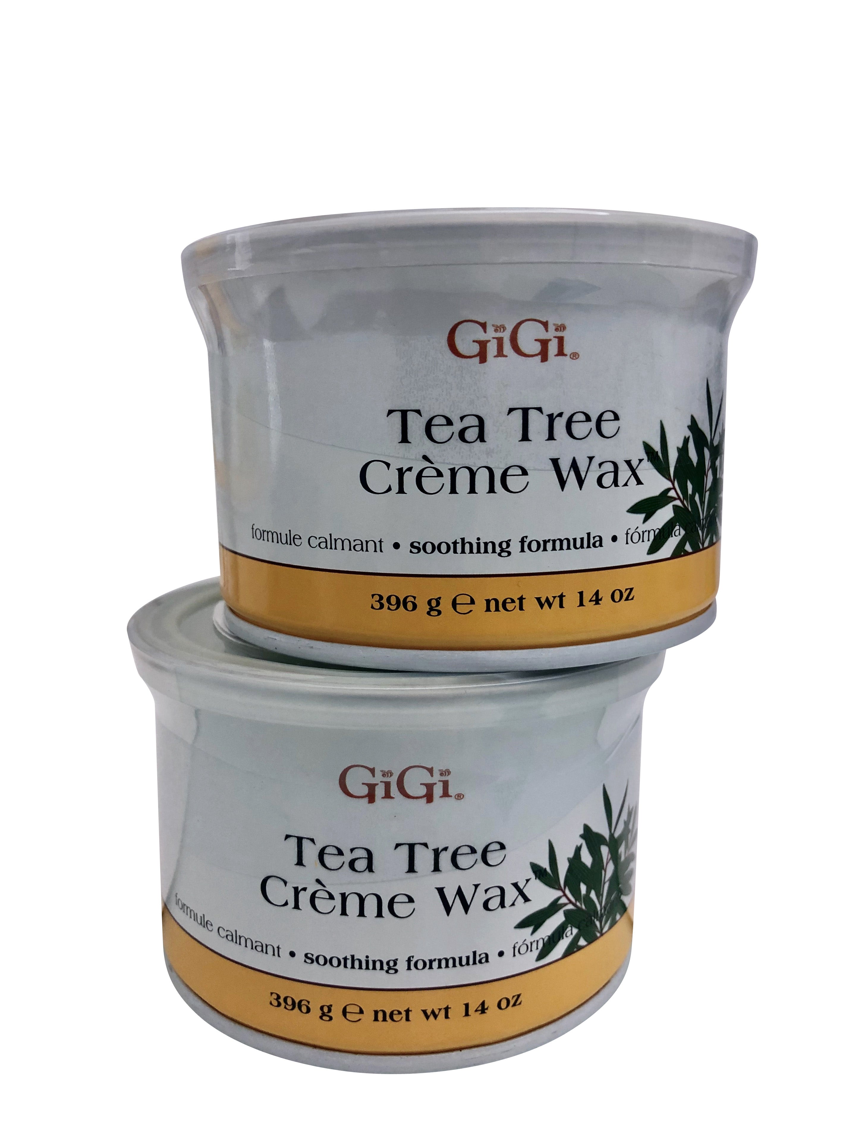 GiGi Tea Tree Cream Wax 14 OZ Pack of 2