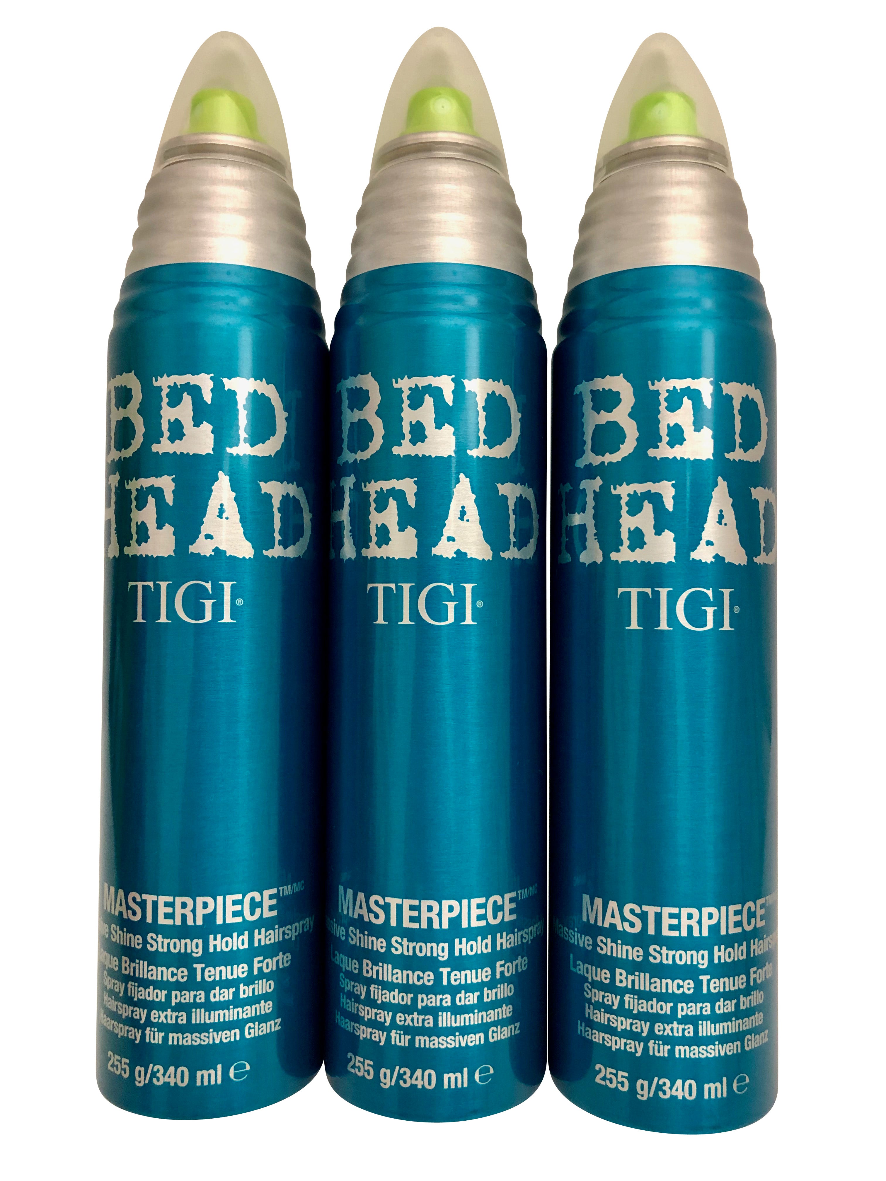 TIGI Bed Head Masterpiece Shine Hairspray 11.49 OZ Set of 3