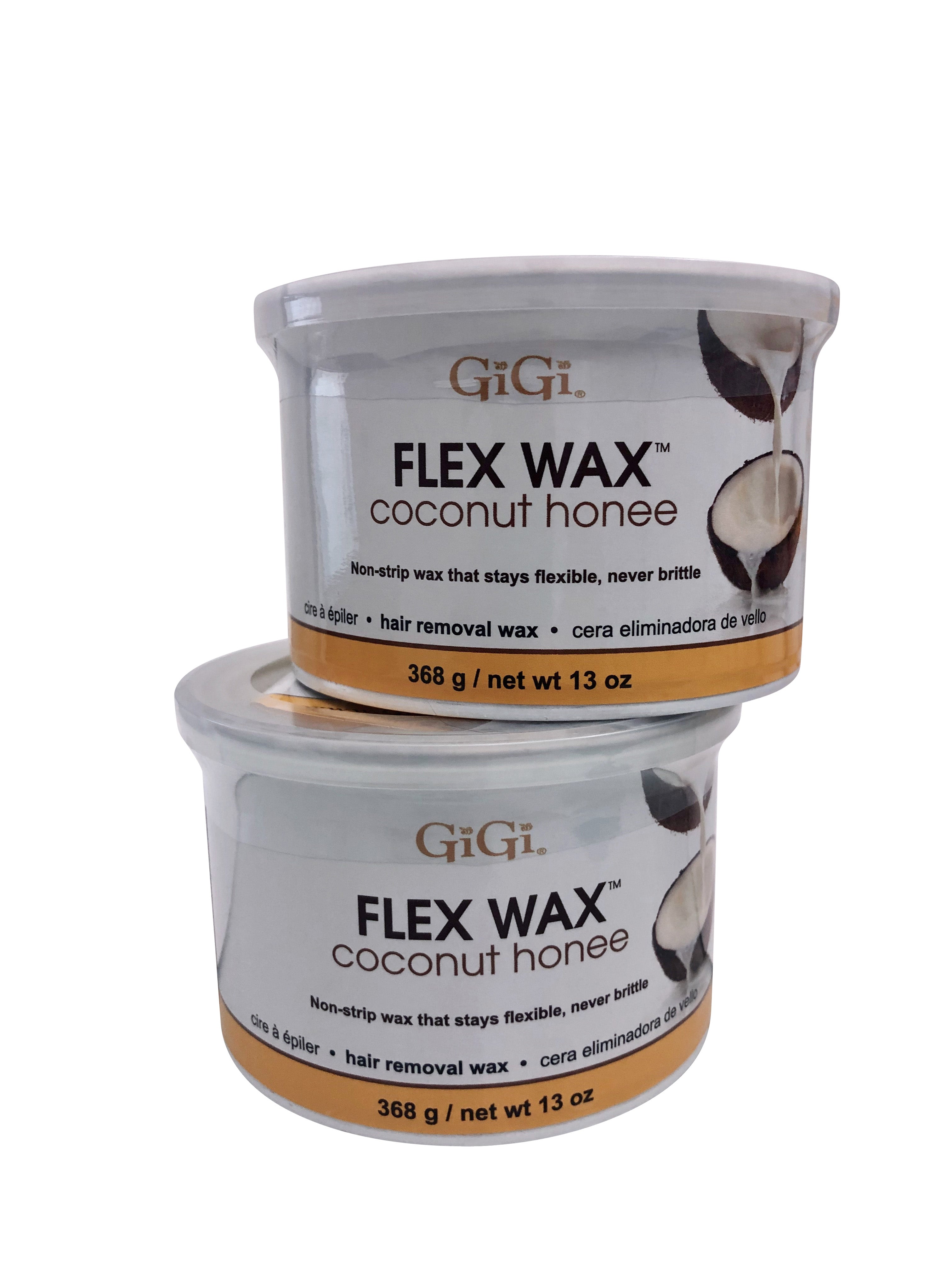 GiGi Flex Wax Coconut Honee 13 OZ Pack of 2