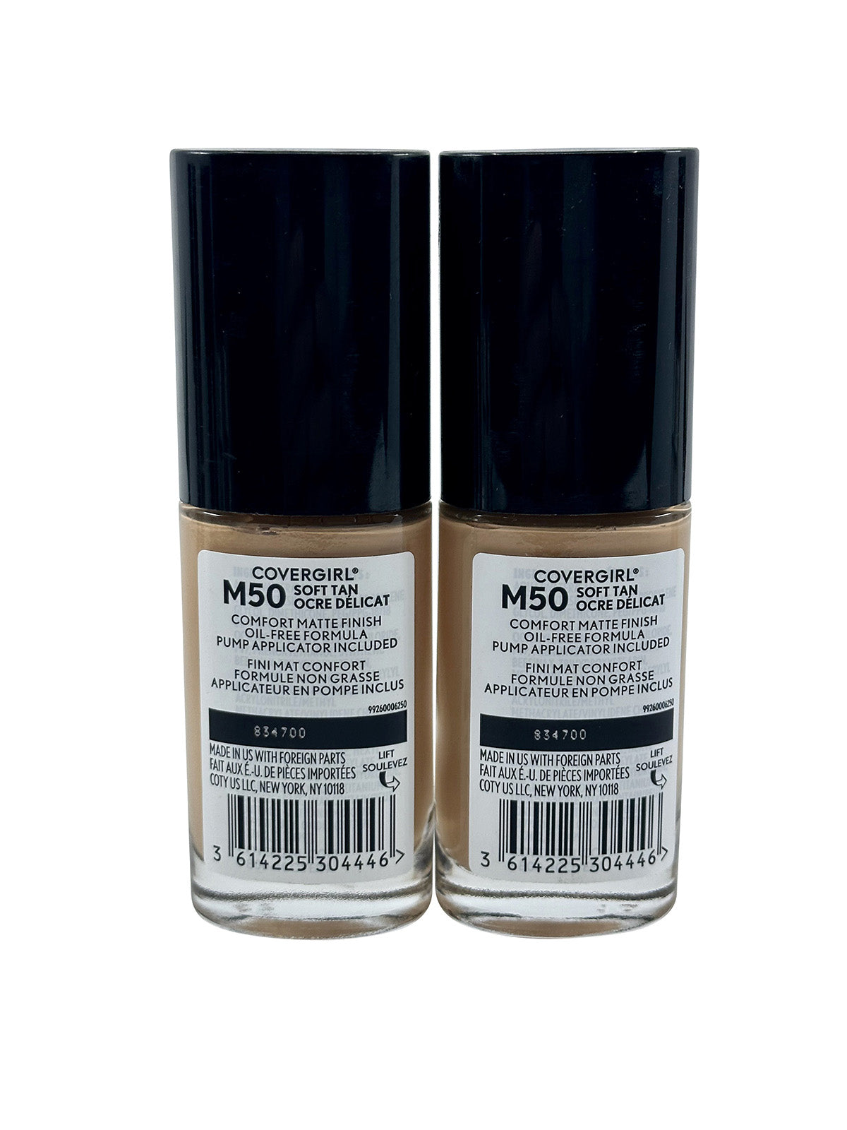 Cover Girl True Blend Matte Made Foundation M50 Soft Tan 1 OZ Set of 2