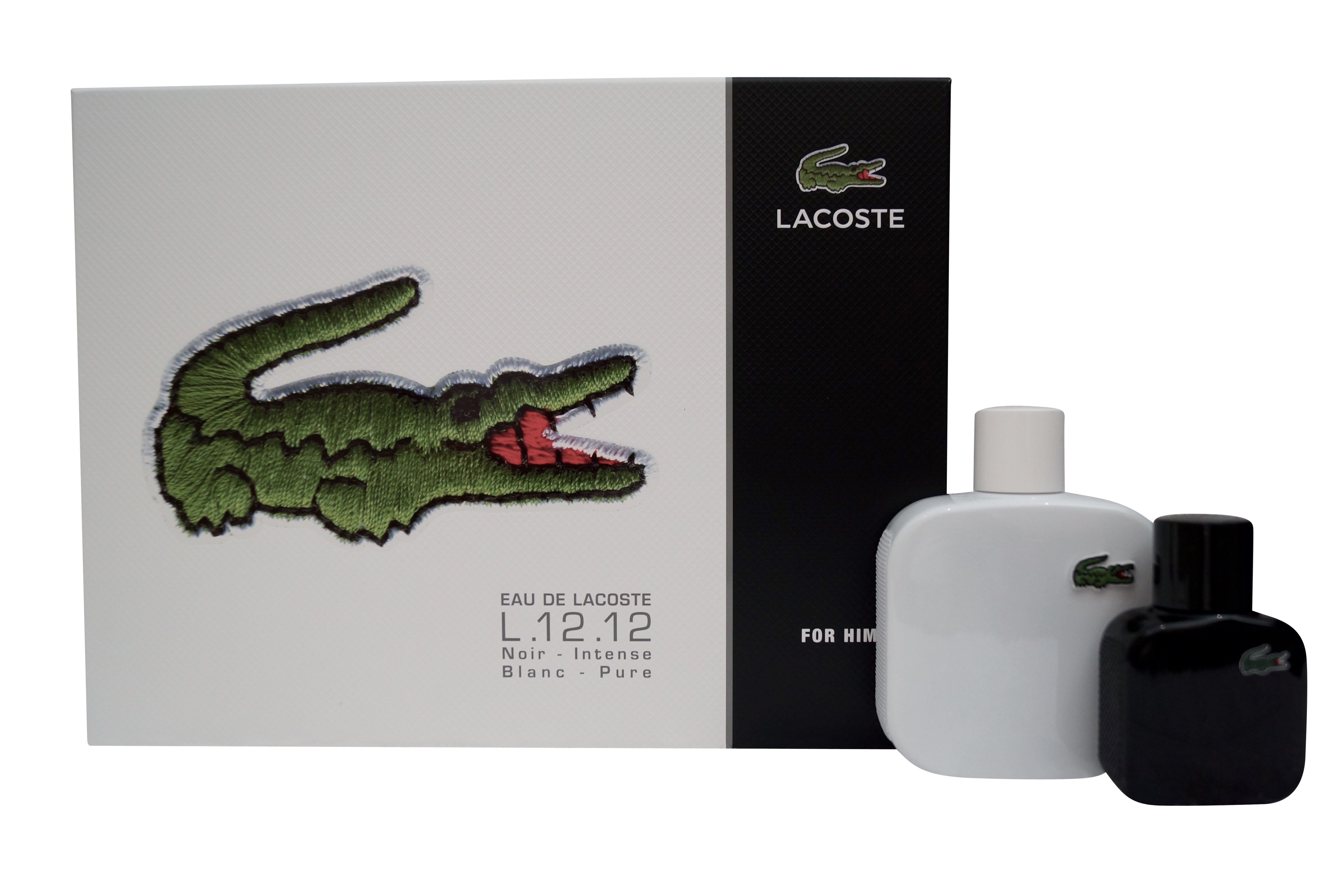 Lacoste Blanc & Noir EDT Set, 3.3 oz.