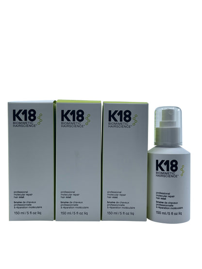 K18 Biometric Hairscience Professional Molecular Repair Hair Mist 5 OZ Set of 3