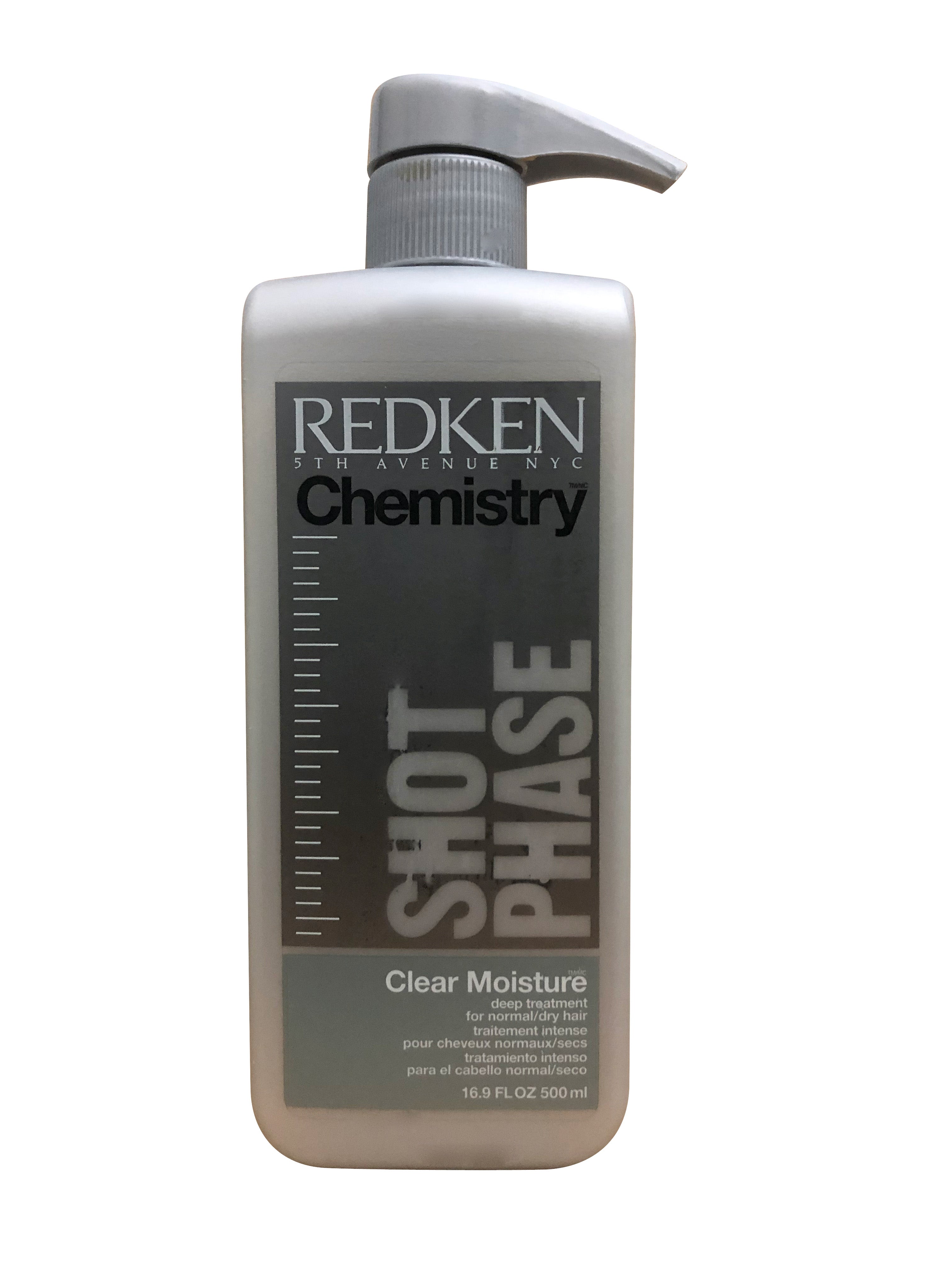 Redken Chemistry Shot Phase Clear Moisture Treatment Normal & Dry Hair 16.9 OZ