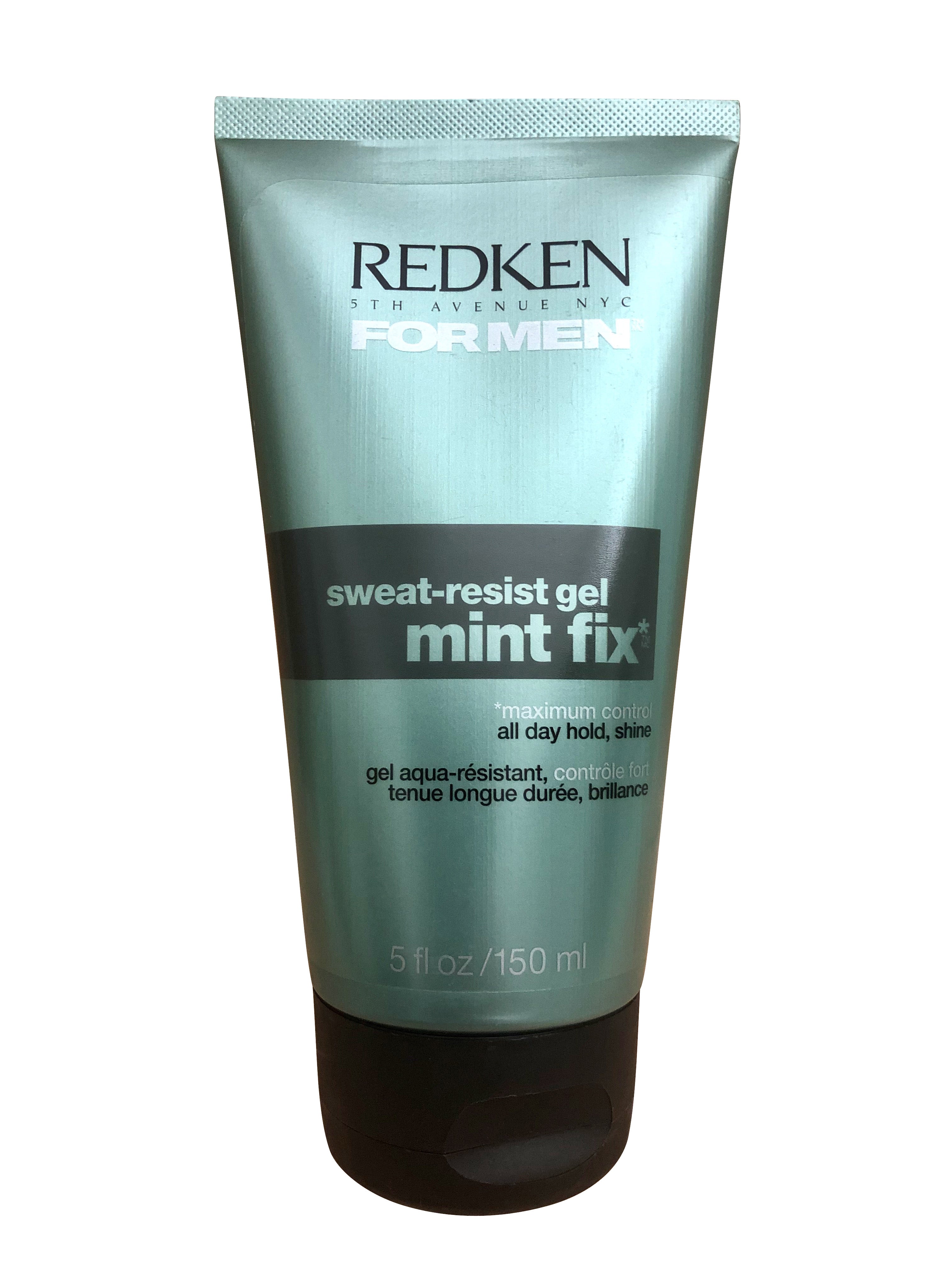 Redken for Men Mint Fix Gel Maximum Hold 5 OZ