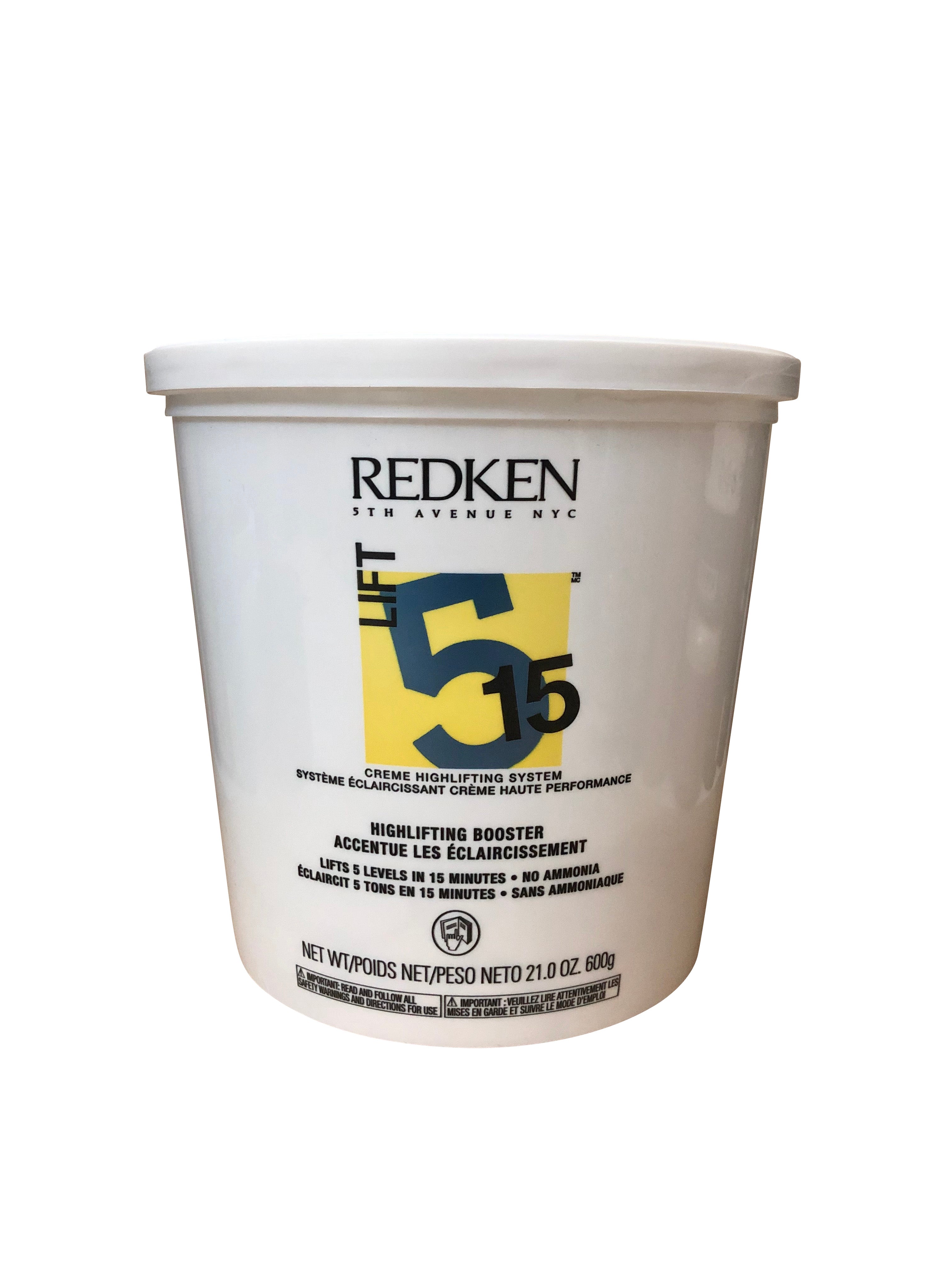 Redken Lift 5/15 Powder Tub Highlifting Booster Tub 21.0 OZ