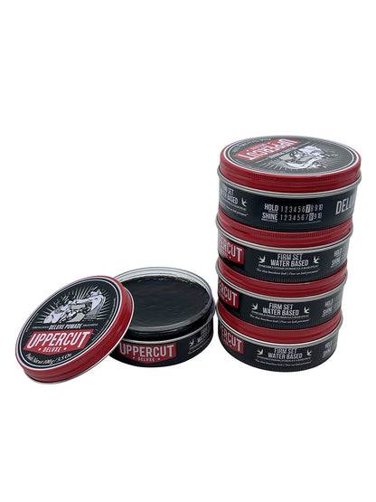 Uppercut Deluxe Pomade Strong Hold High Shine 3.5 OZ Set of 5