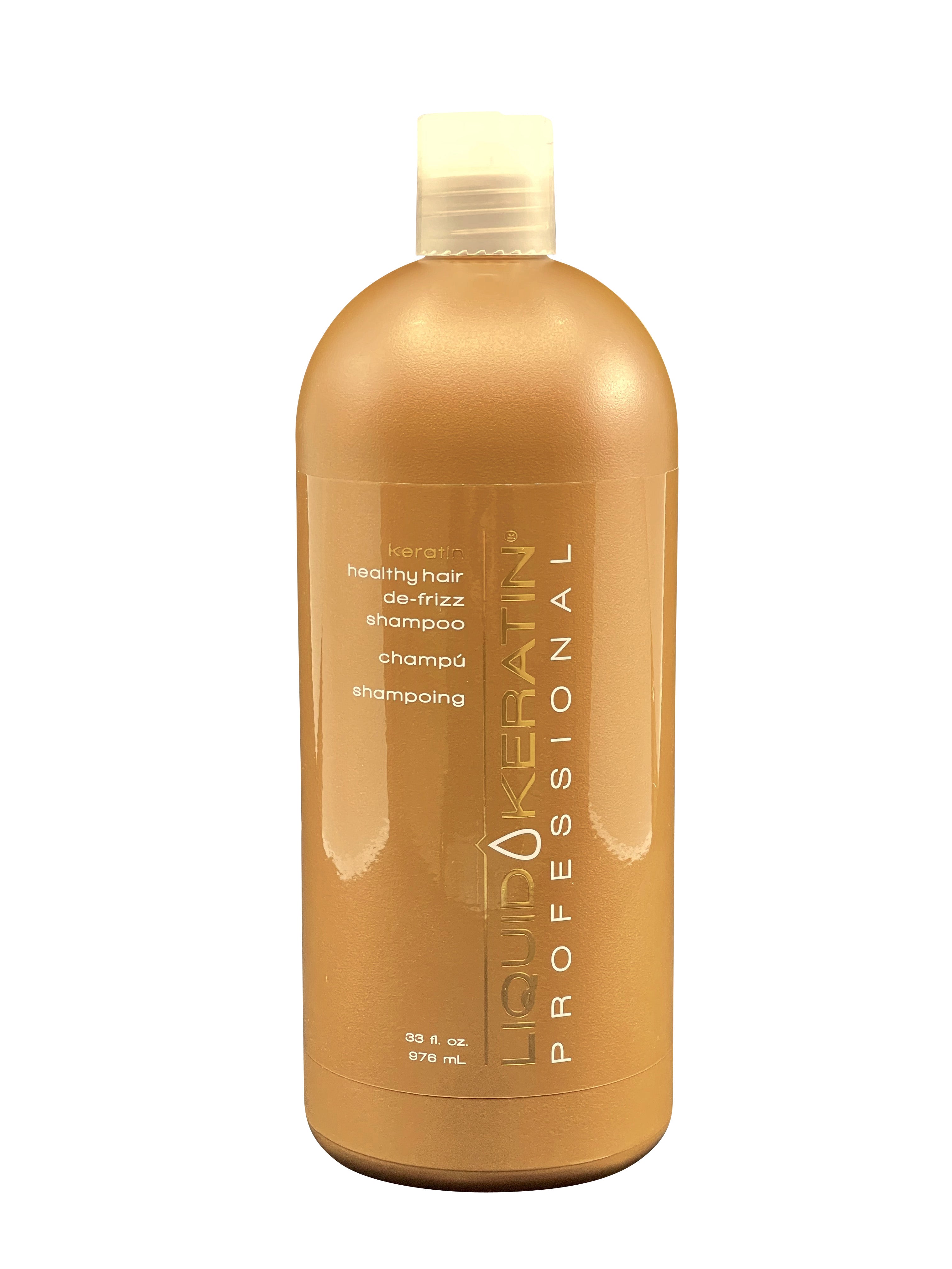 Liquid Keratin Professional Keratin Infusing Healthy Hair De-Frizz Shampoo 33 oz