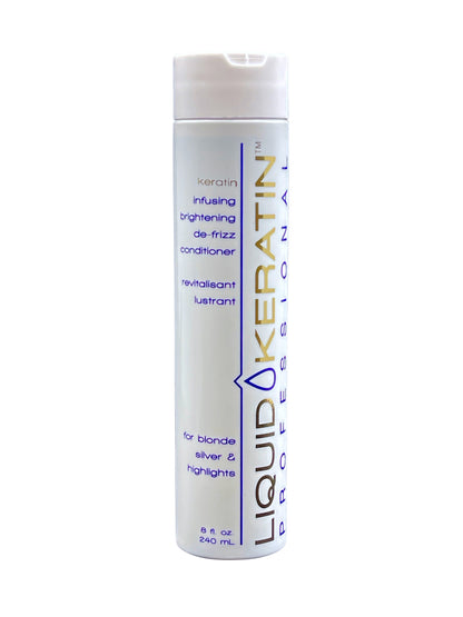 Liquid Keratin Keratin Infusing Brightening De Frizz Conditioner 8 OZ