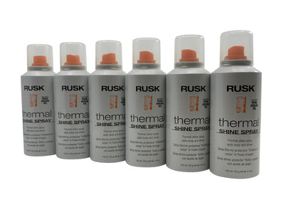 Rusk Thermal Shine Spray Argan Oil Body & Shine 4.4 OZ(Pack of 6)