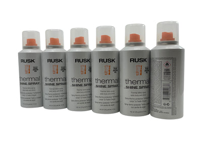 Rusk Thermal Shine Spray Argan Oil Body & Shine 4.4 OZ(Pack of 6)