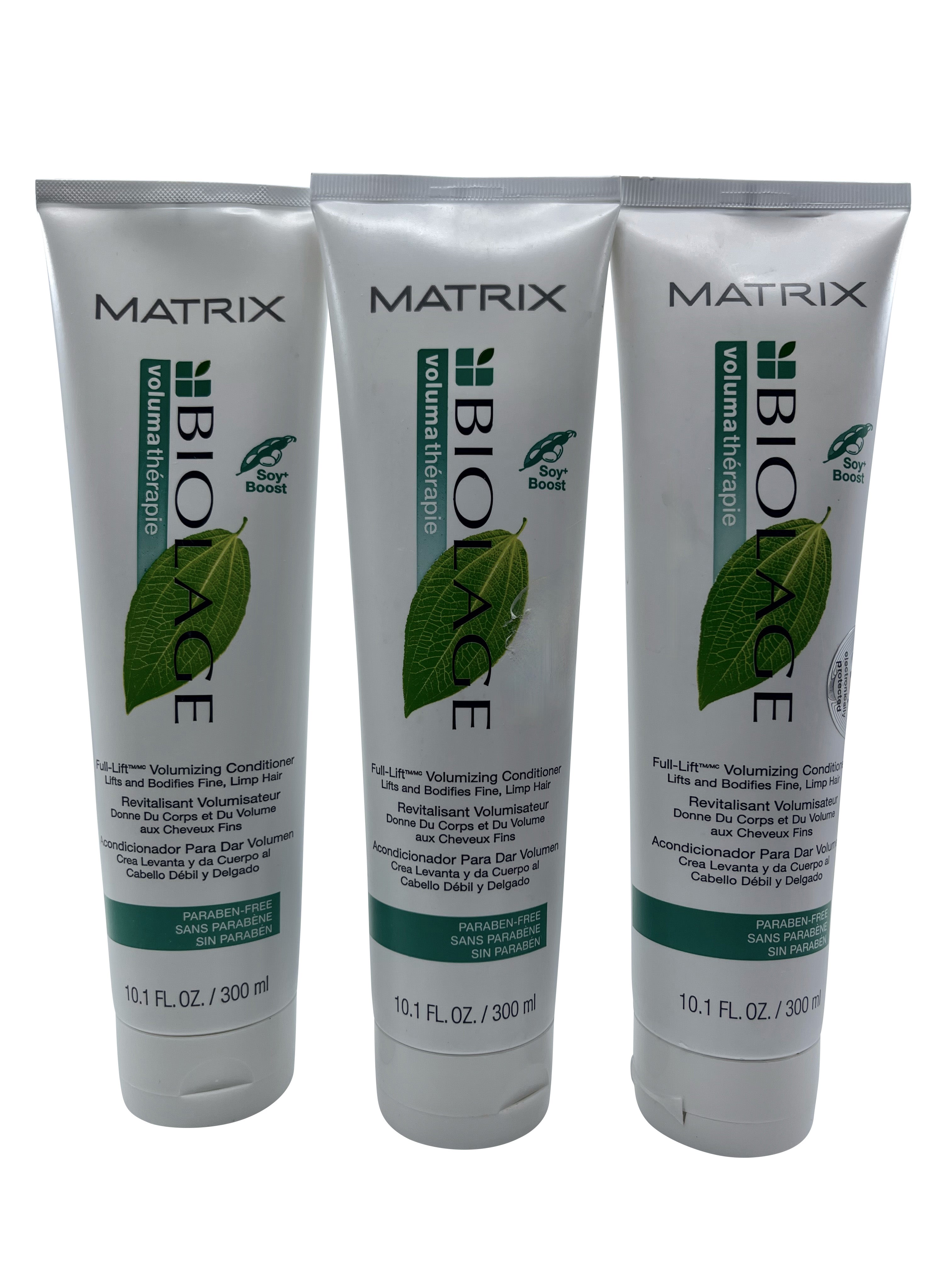 Matrix Biolage Full Lift Volumizing Conditioner Fine Limp Hair 10.1 OZ Set of 3