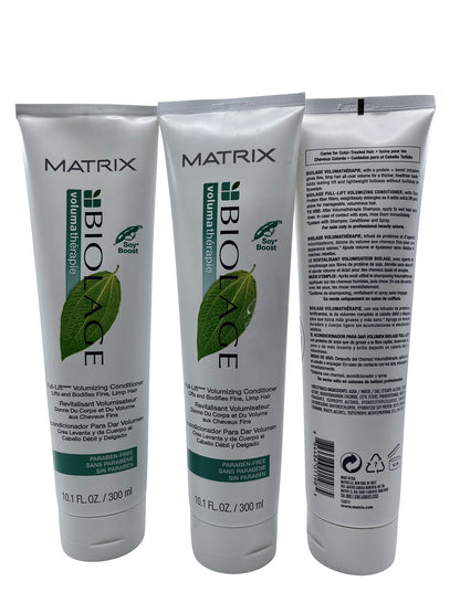 Matrix Biolage Full Lift Volumizing Conditioner Fine Limp Hair 10.1 OZ Set of 3