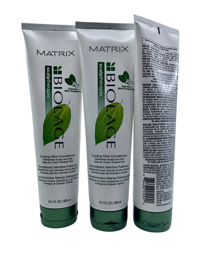 Matrix Biolage Cooling Mint Conditioner Scalp & Hair 10.1 OZ Set of 3