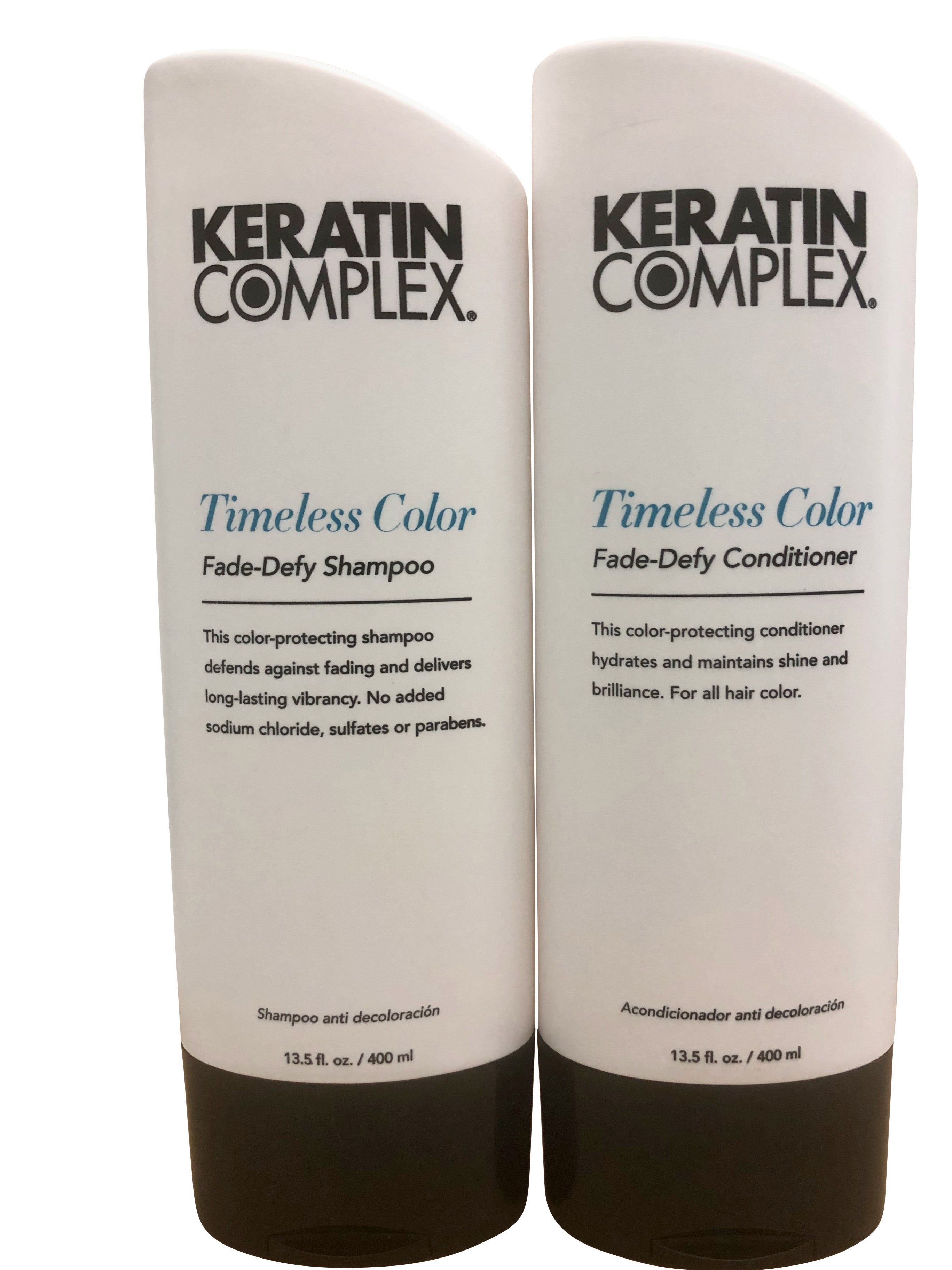 Keratin Complex Timeless Color Shampoo & Conditioner 13.5 OZ. Each