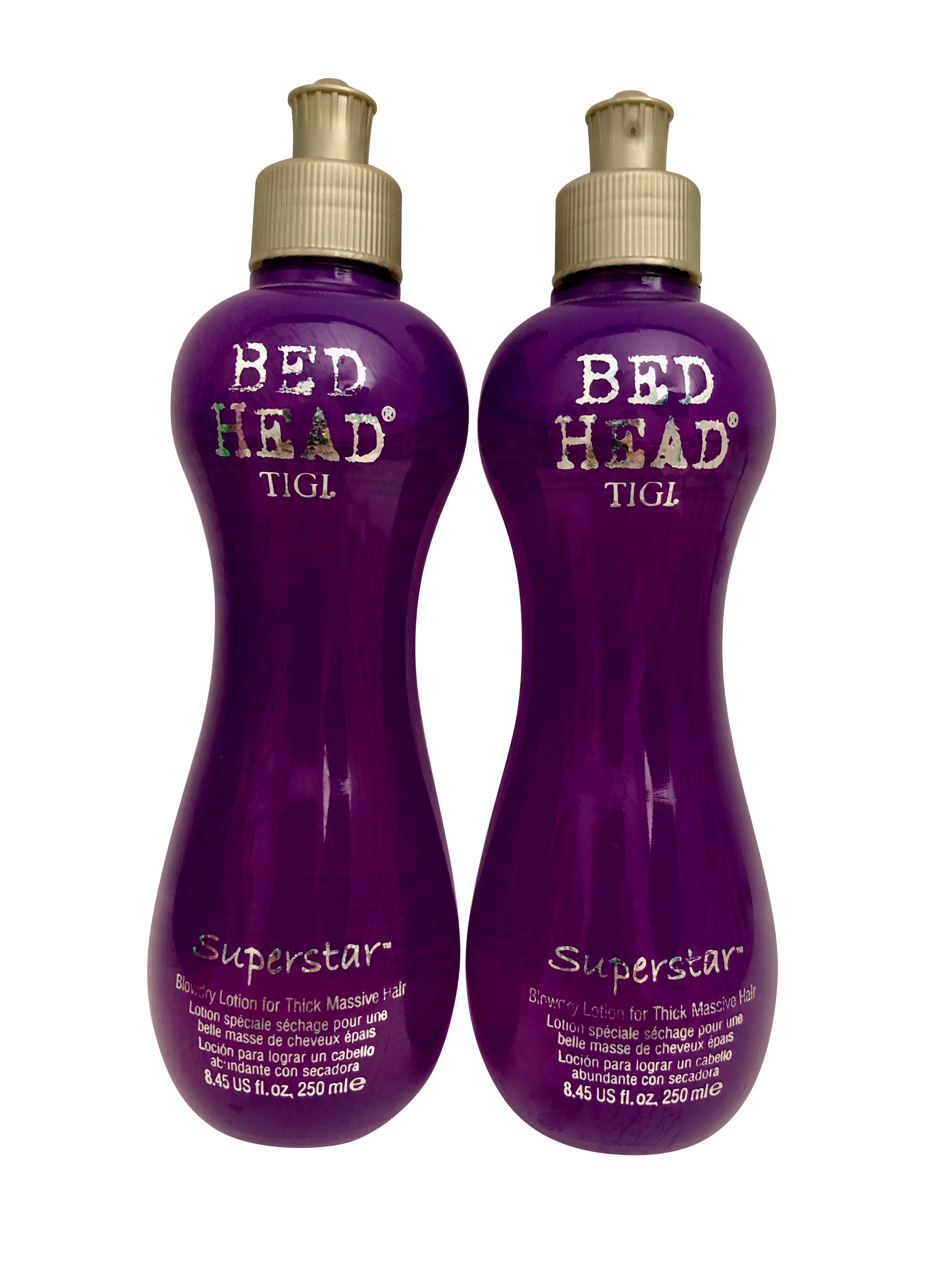 TIGI Bead Head Superstar Blowdry Lotion Thick Hair DUO 8.45 OZ Each