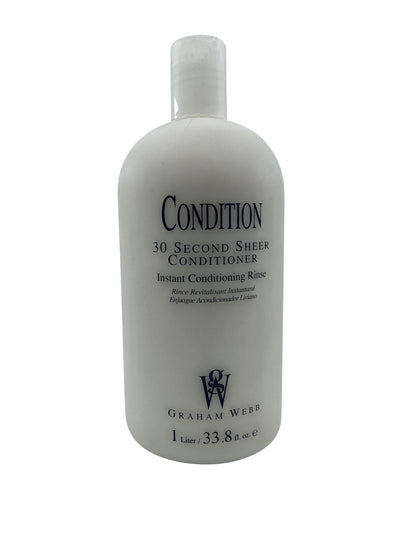 Graham Webb 30 Sec. Sheer Conditioner Instant Conditioning Rinse 33.8 OZ