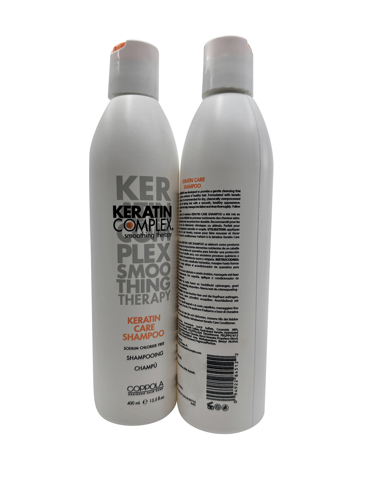 Keratin Complex Coppola Keratin Care Shampoo 13.5 OZ DUO Beautyvice