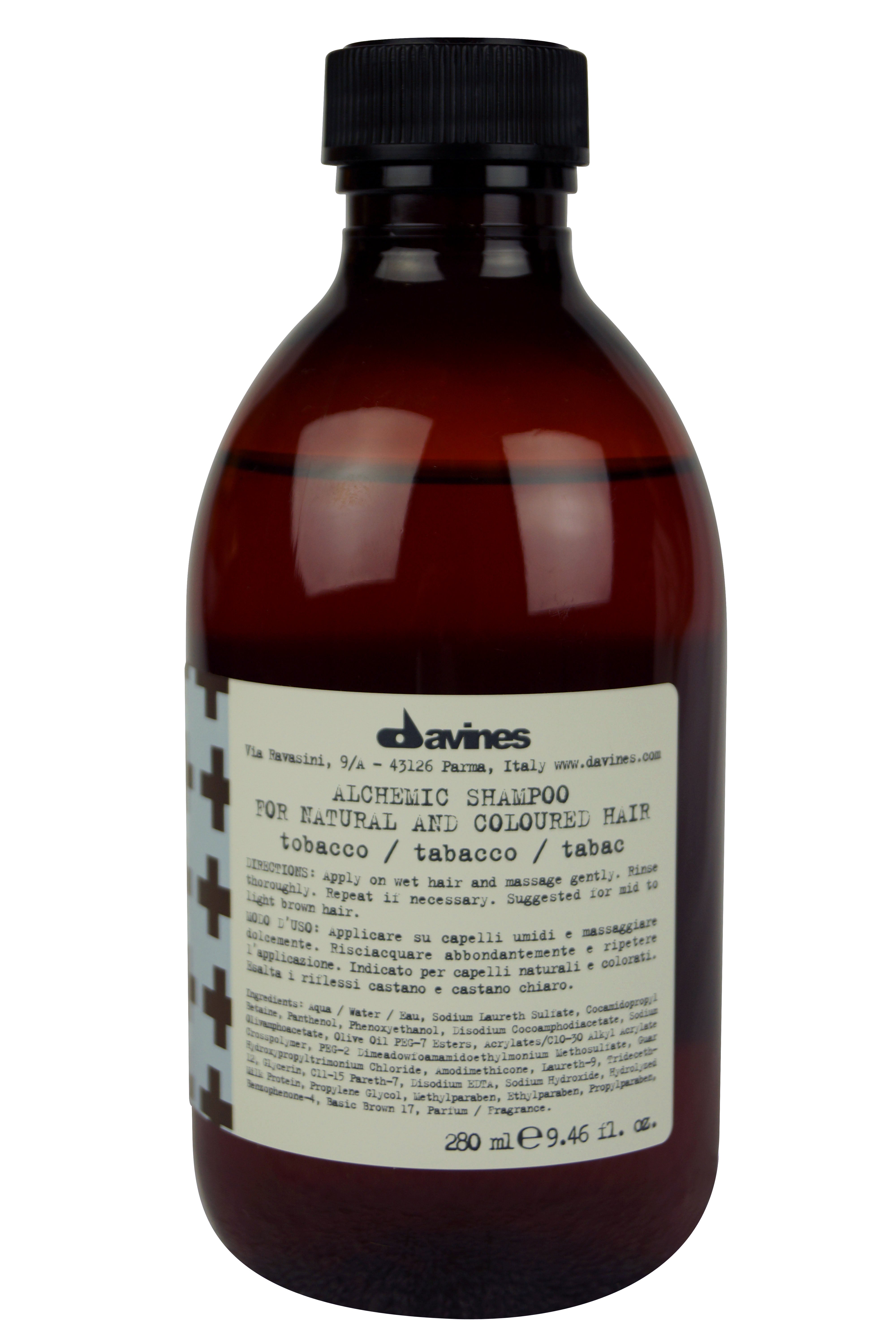 Davines Alchemic Shampoo for Natural and Coloured Hair Tobacco 9.46 oz