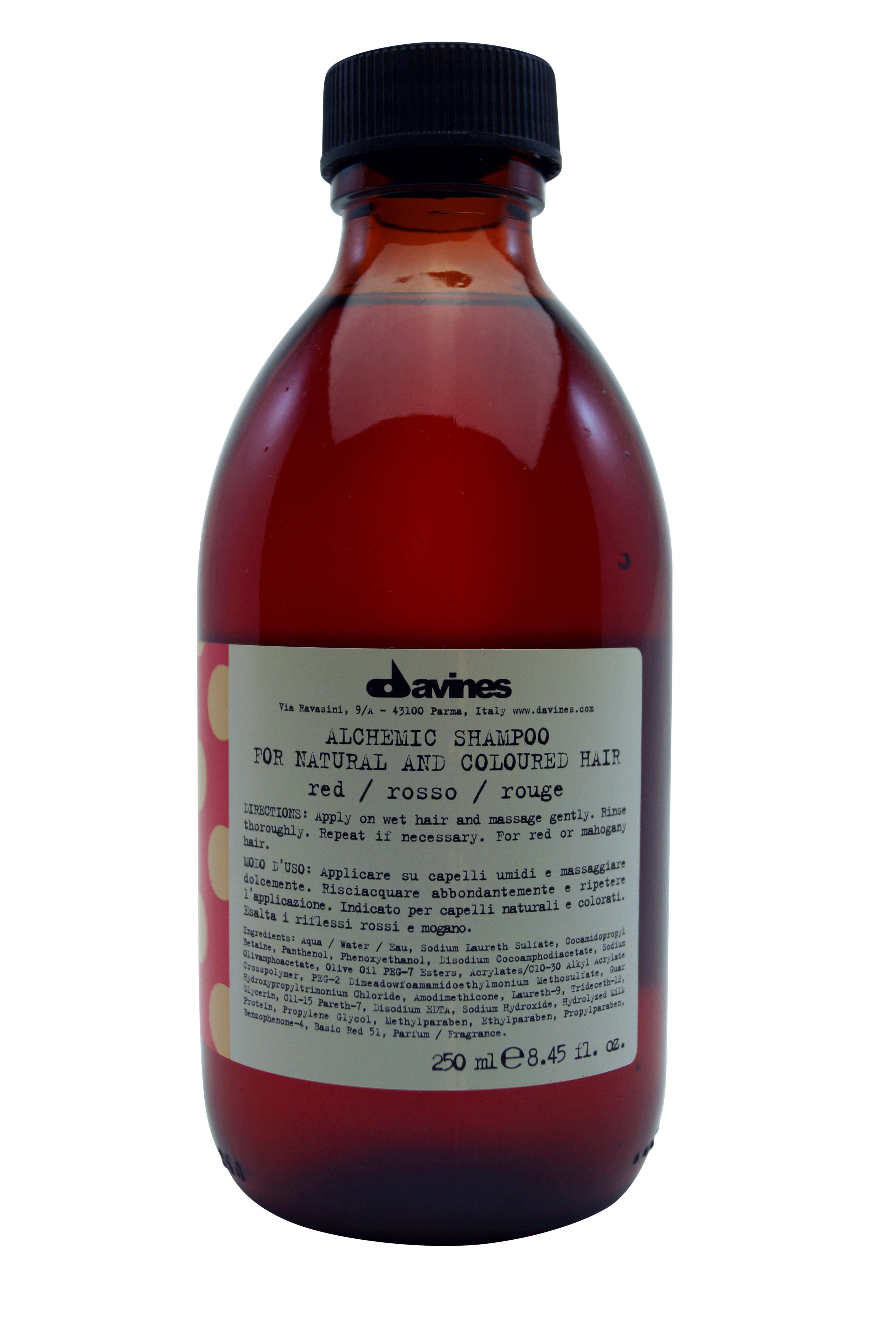 Davines Alchemic Red Shampoo 8.45 oz.