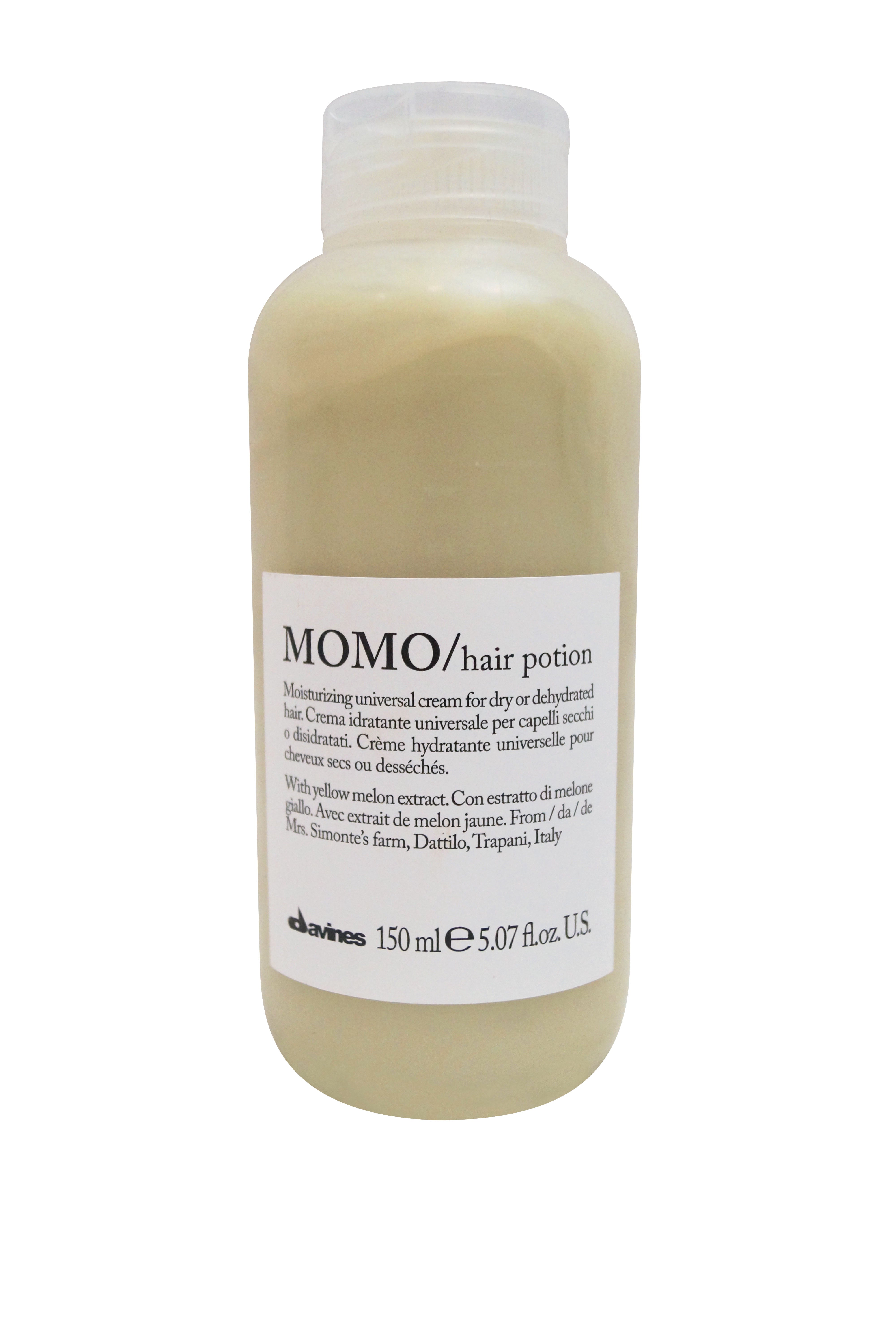 Davines Momo Hair Potion Moisturizing Cream for Dry or Dehydrated Hair 5.07 oz