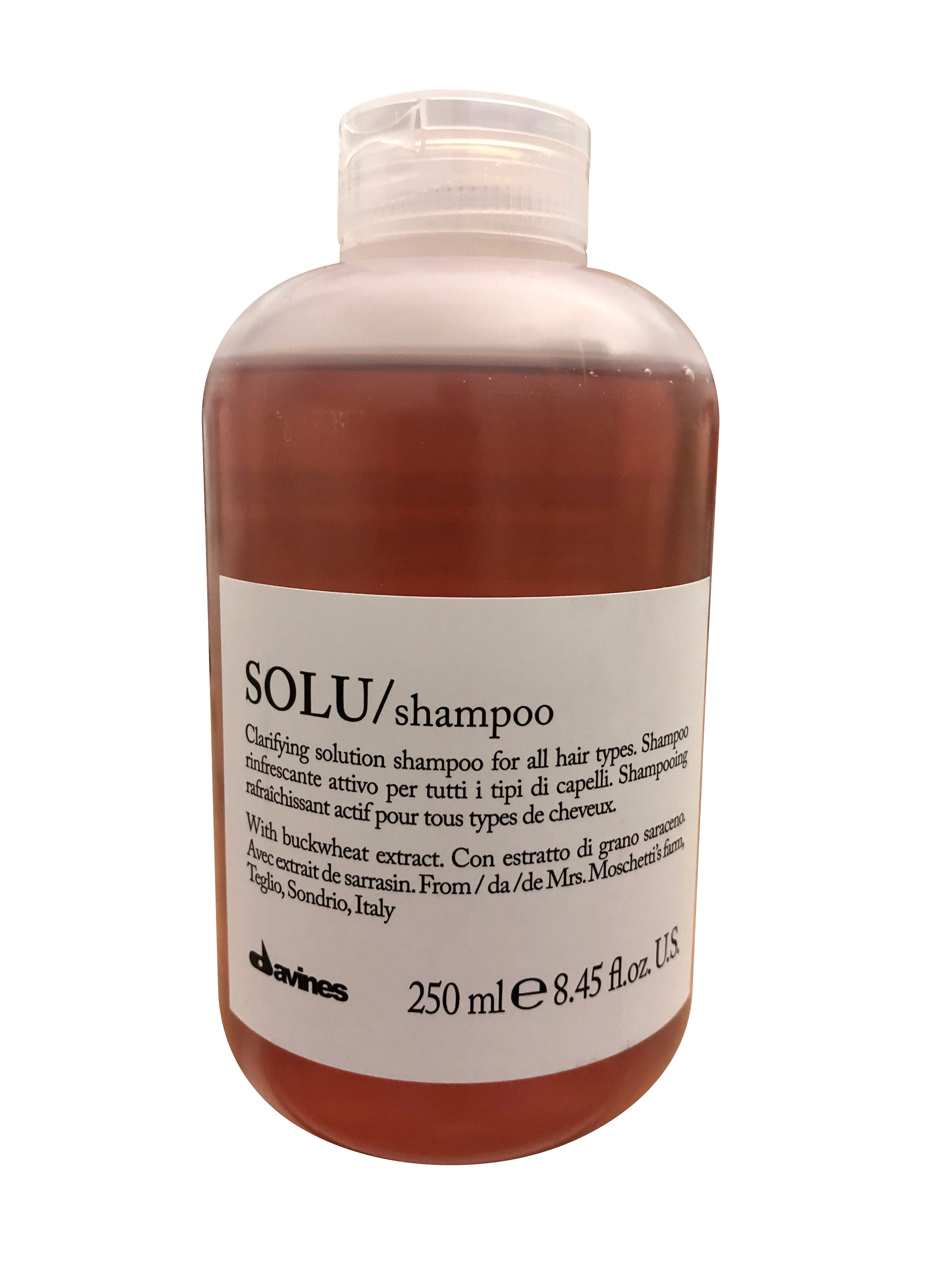 Davines Solu Clarifying Shampoo All Hair Types 8.45 OZ