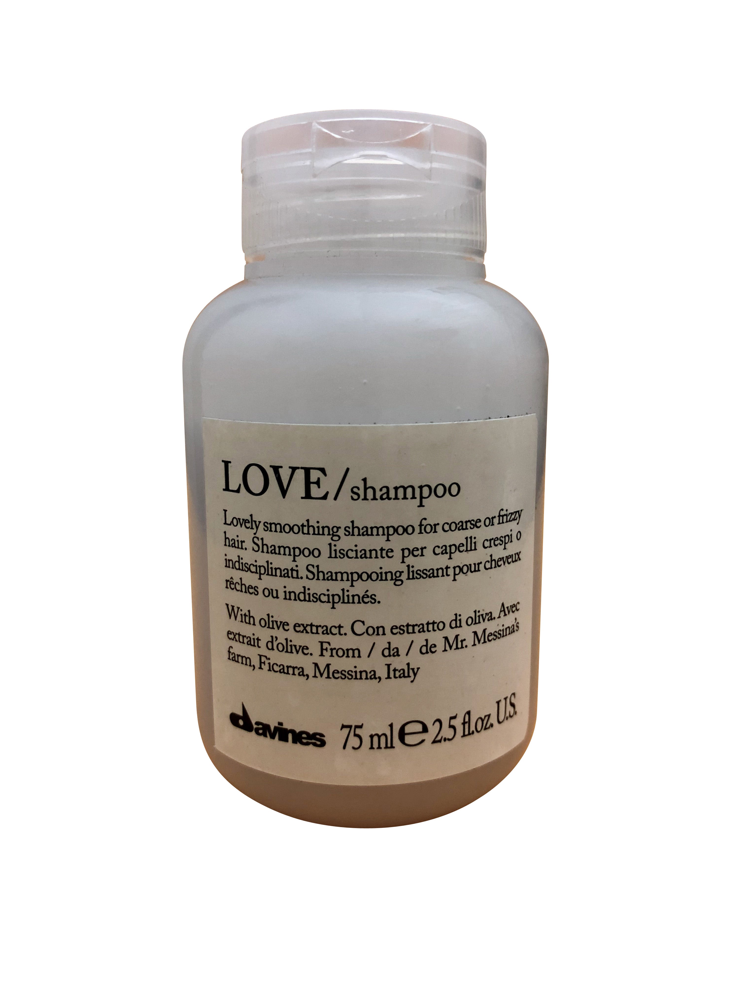 Davines Love Smoothing Shampoo Olive Extract 2.5 OZ