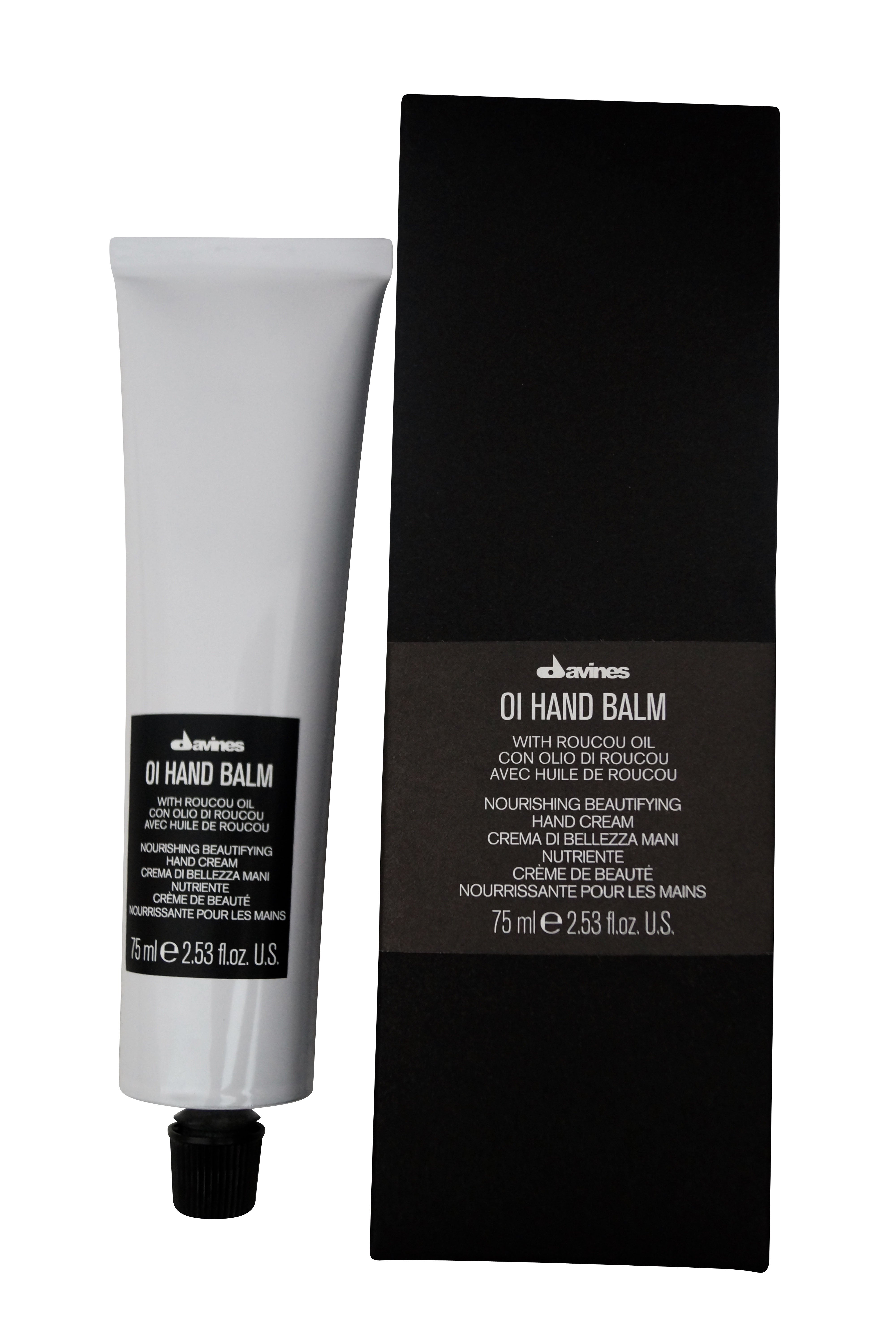 Davines OI Hand Balm Nourishing Beautifying Hand Cream, 2.53 oz.