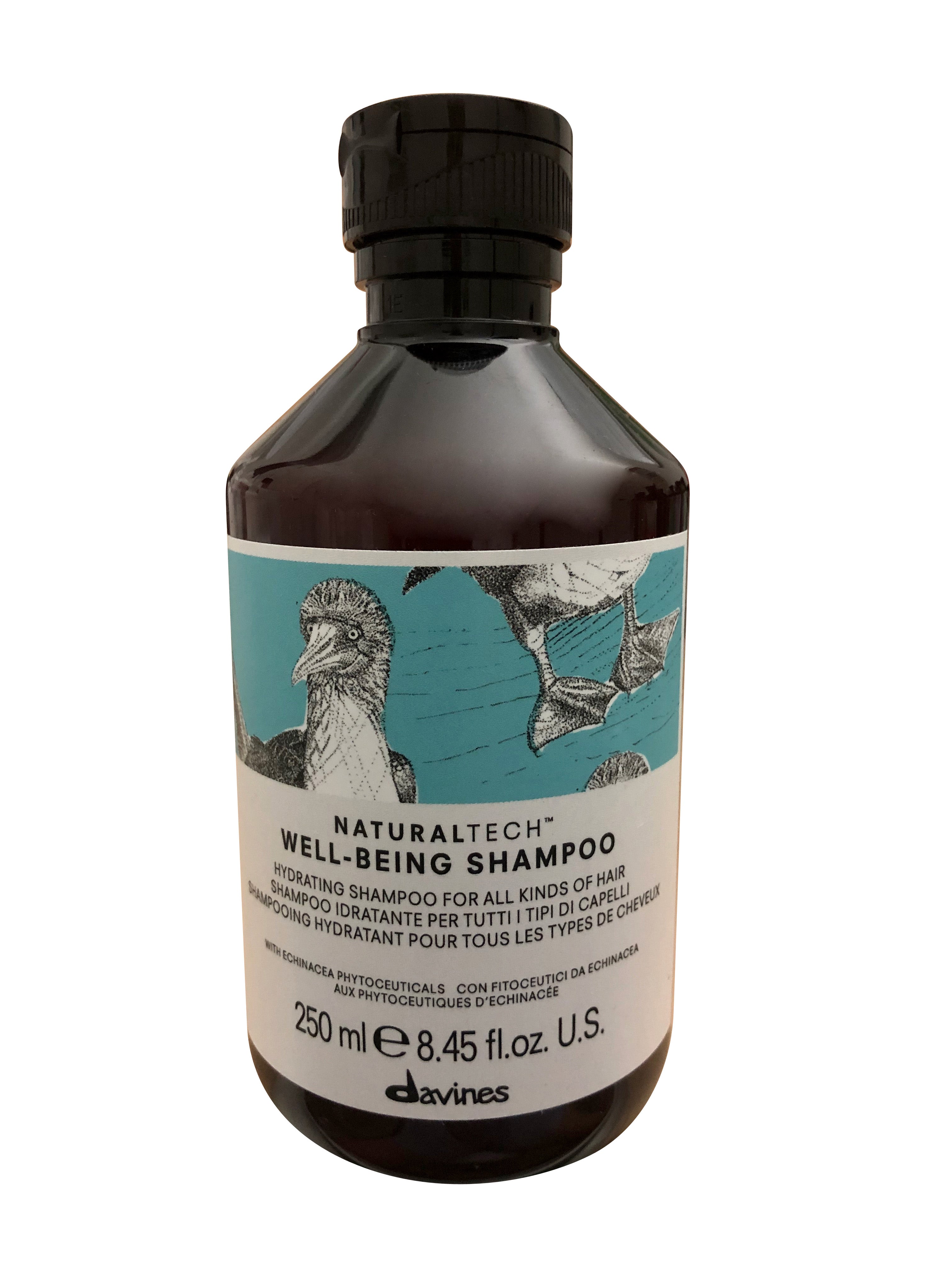 Davines NaturalTech Well Being Shampoo All Hair Types 8.45 OZ