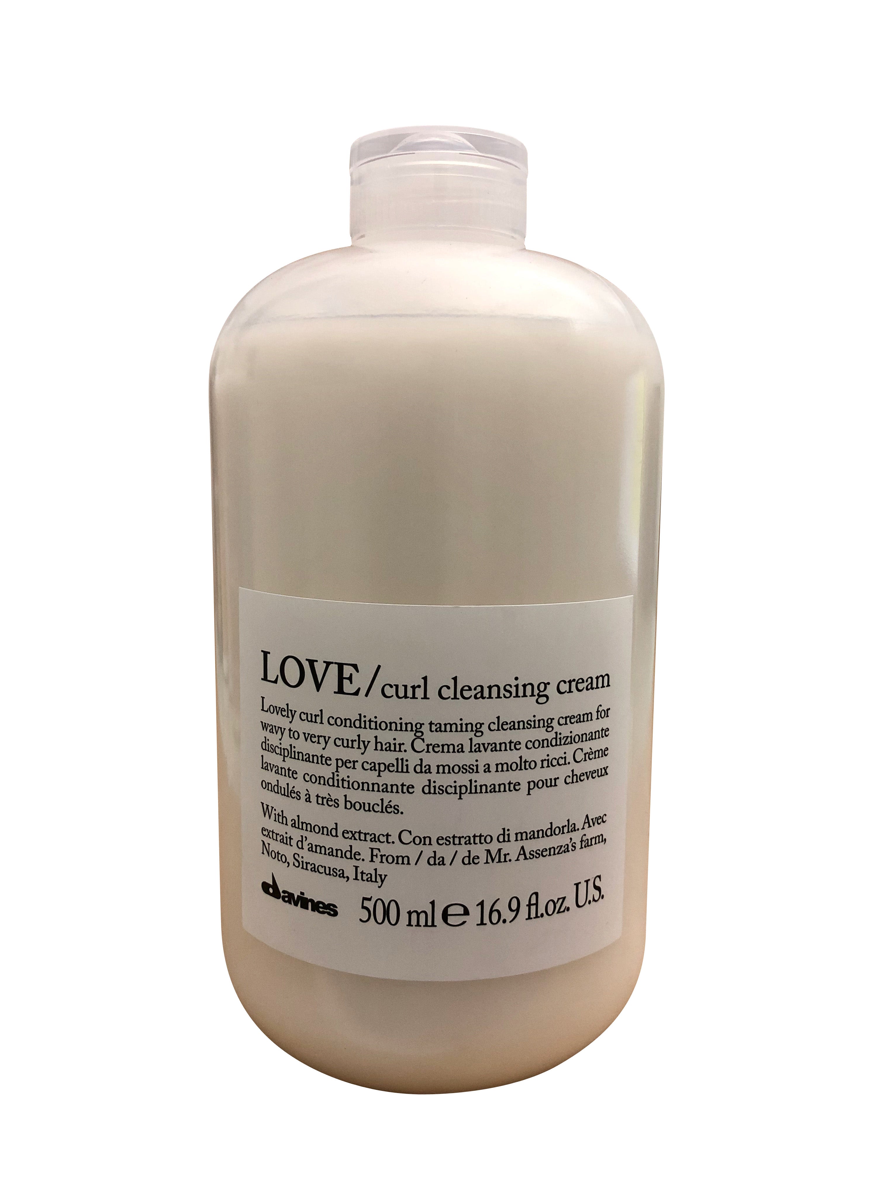 Davines Love Curl Cleansing Cream Curly & Wavy Hair 16.9 OZ