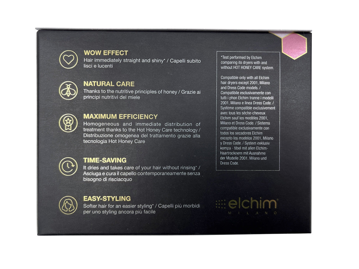 Elchim Milano Hot Honey Care Sublime Liss Smoothing Treatment Pods 0.15 OZ x 12