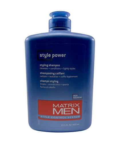 Matrix Men Style Power Styling Shampoo 13.5 OZ