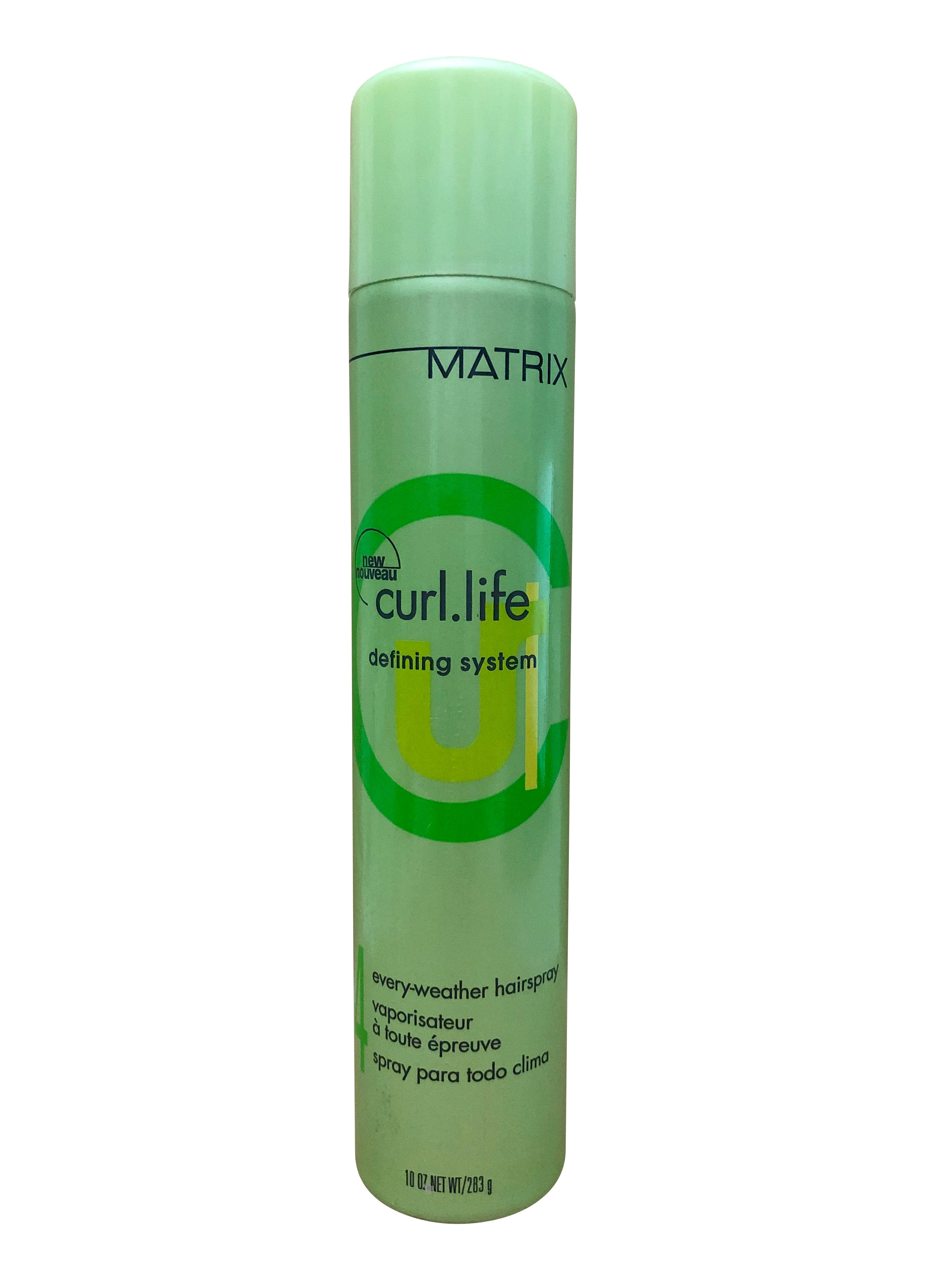 Matrix Curl Life Defining System Every Weather Hairspray 10 OZ