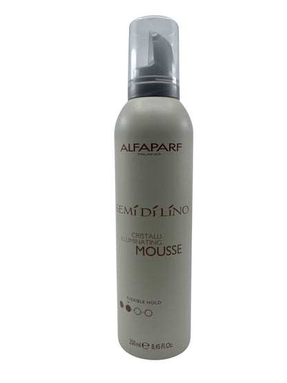 Alfaparf Semi Di Lino Cristalli Illuminating Mousse Flexible Hold 8.45 OZ