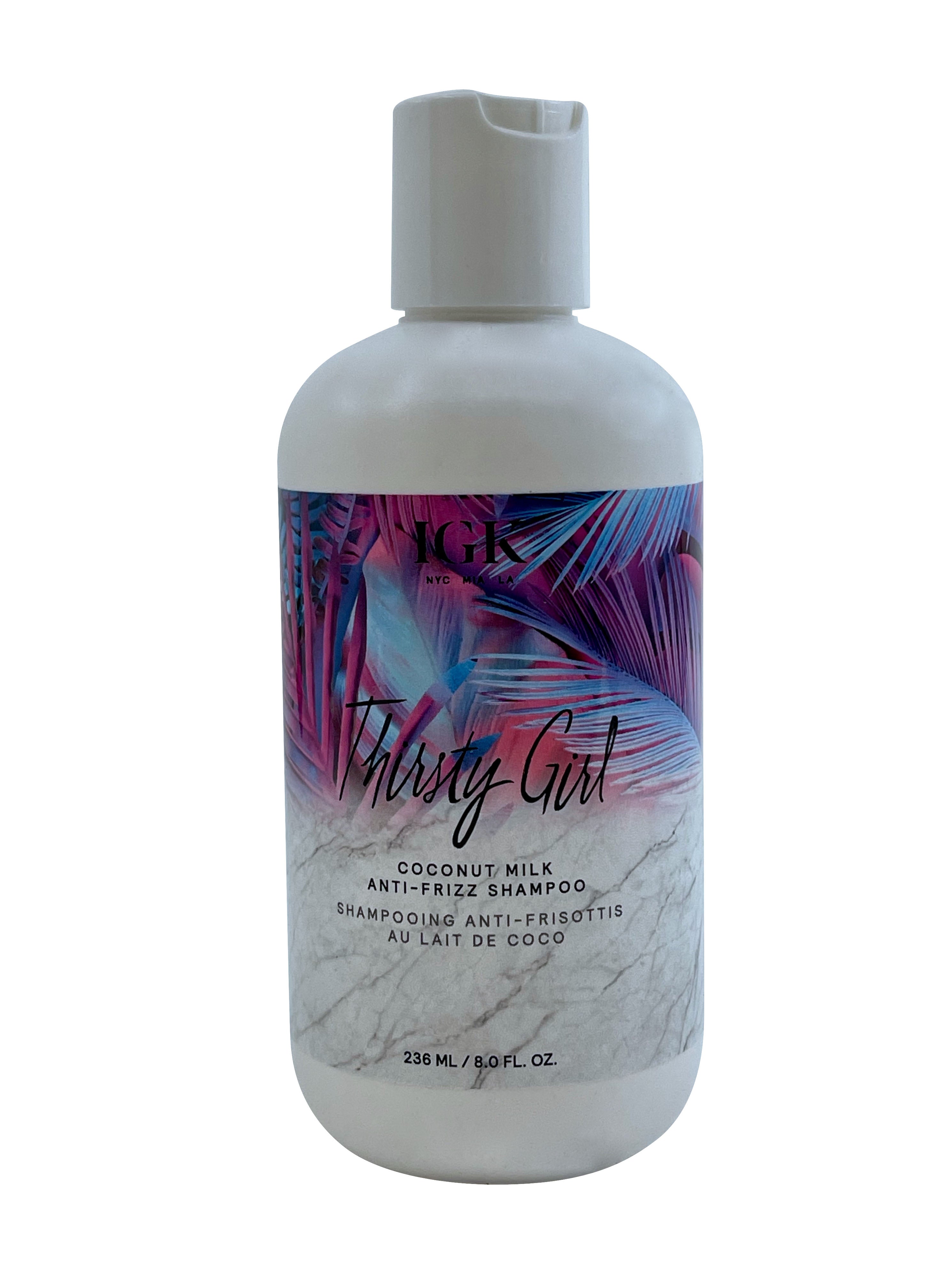 IGK Thirsty Girl Coconut Milk Anti Frizz Shampoo 8 OZ