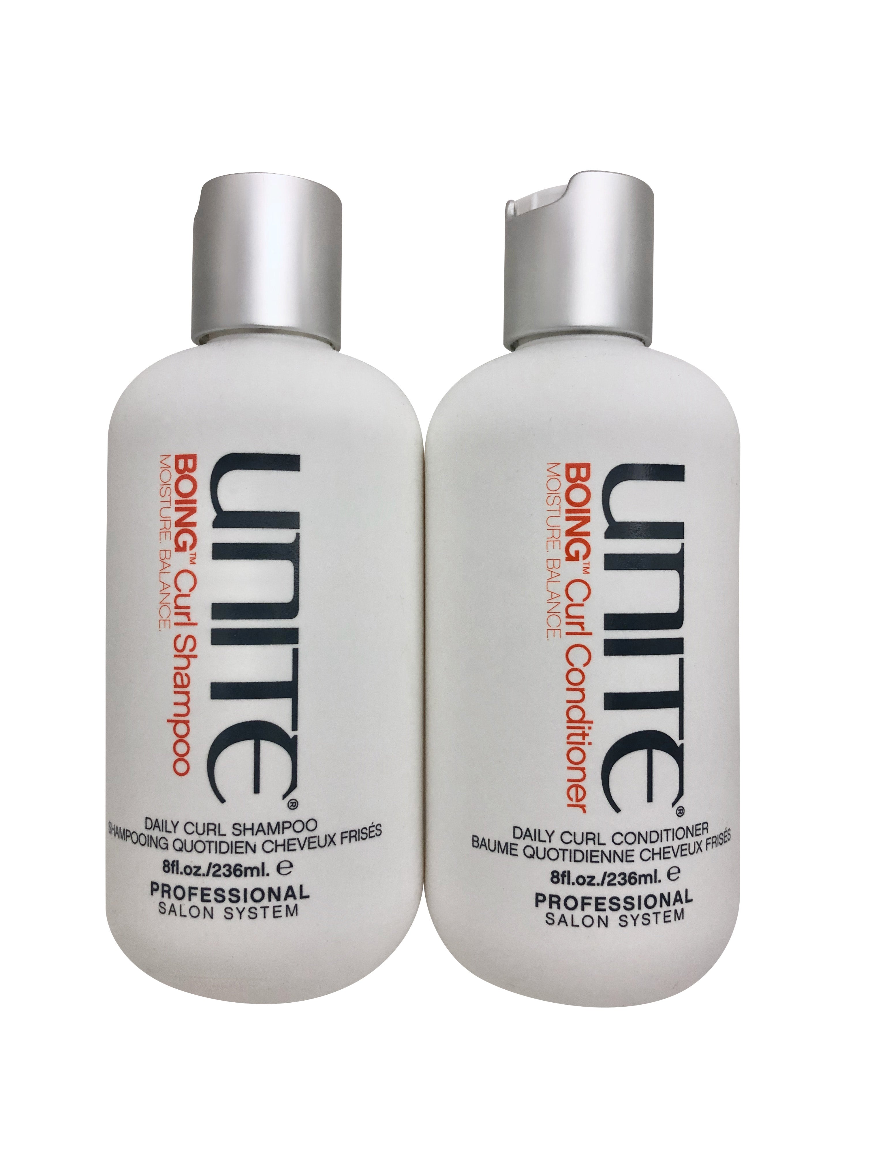 Unite Boing Daily Curl Shampoo & Conditioner Set 8 OZ Each